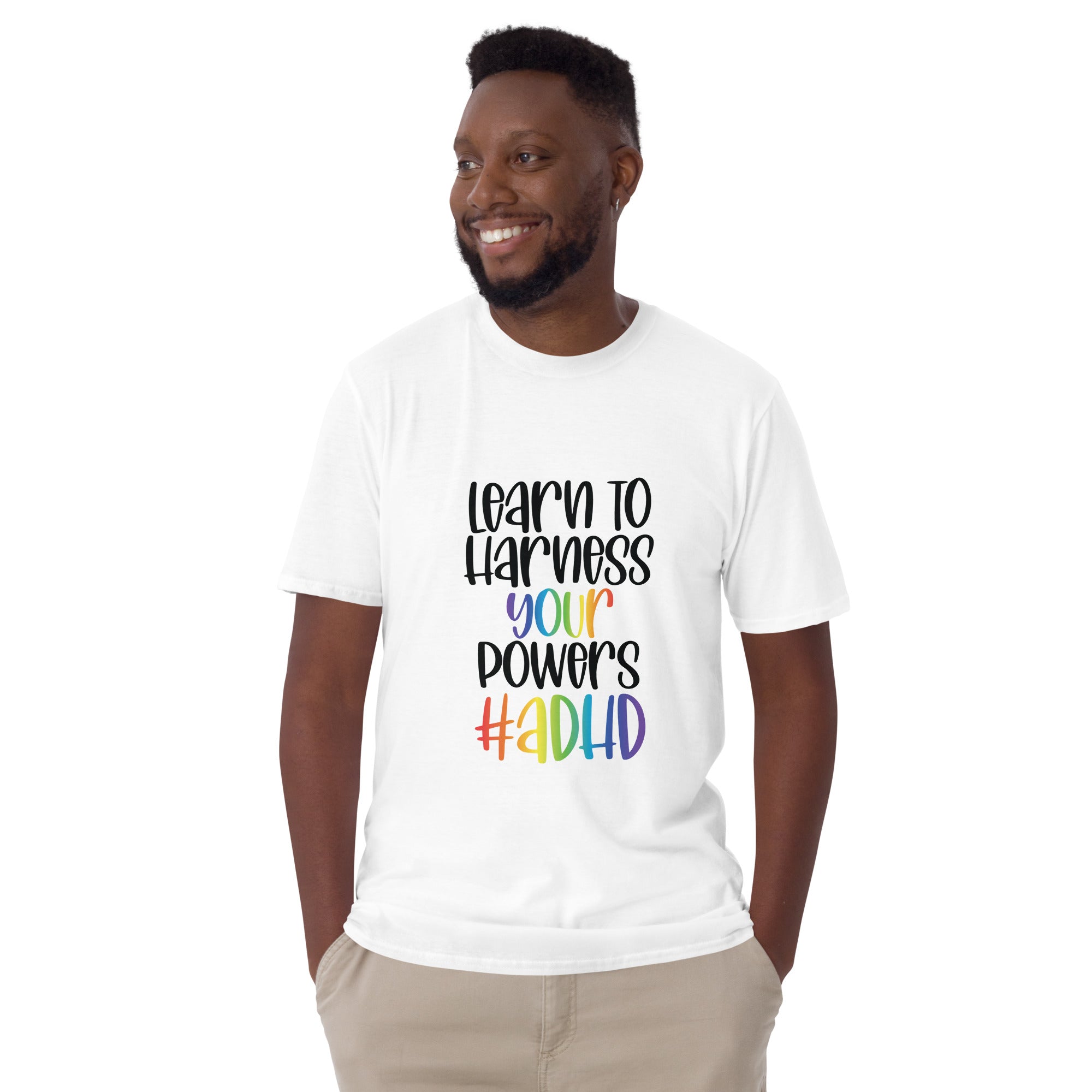 Short Sleeve Unisex T Shirt ADHD Learn To Harness the Power
