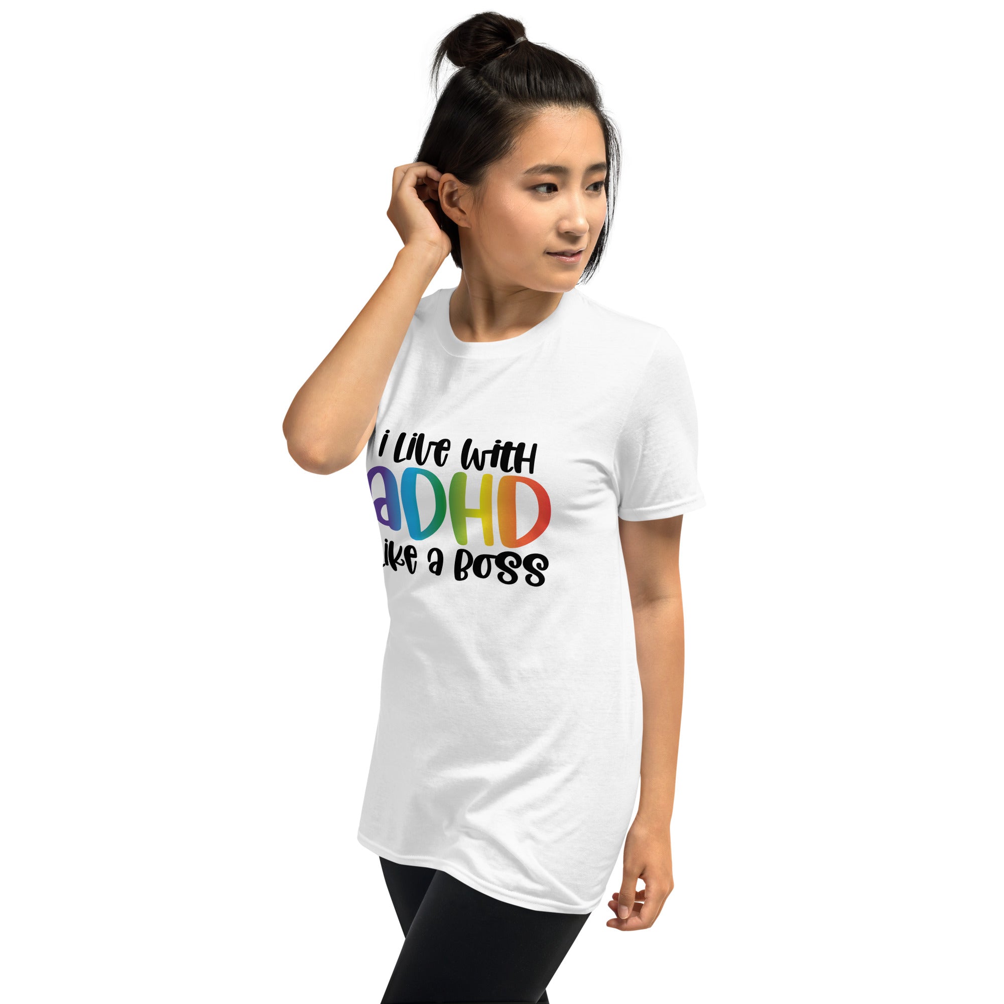 Short Sleeve Unisex T Shirt ADHD Like A Boss