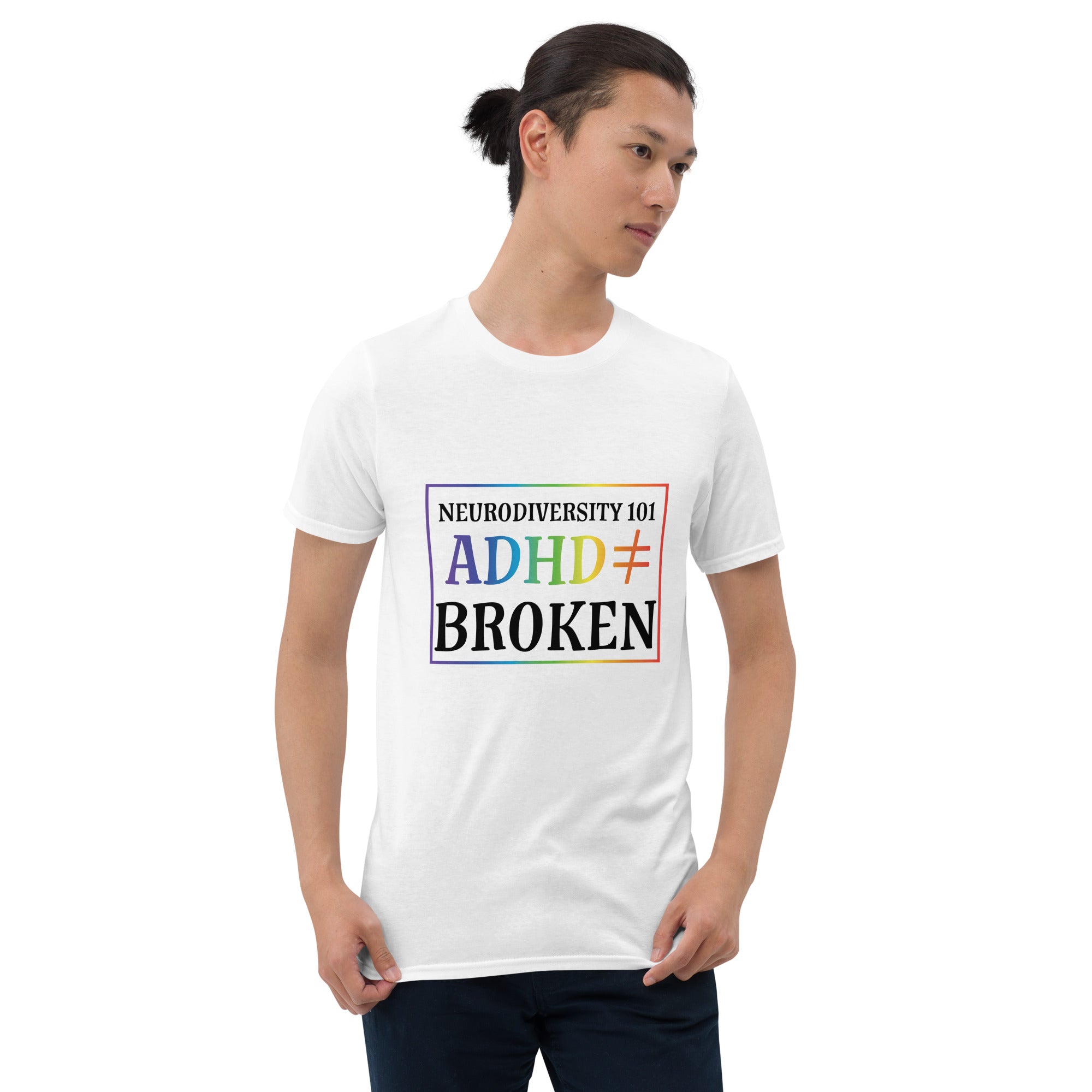 Short Sleeve Unisex T Shirt ADHD Neurodiversity 101