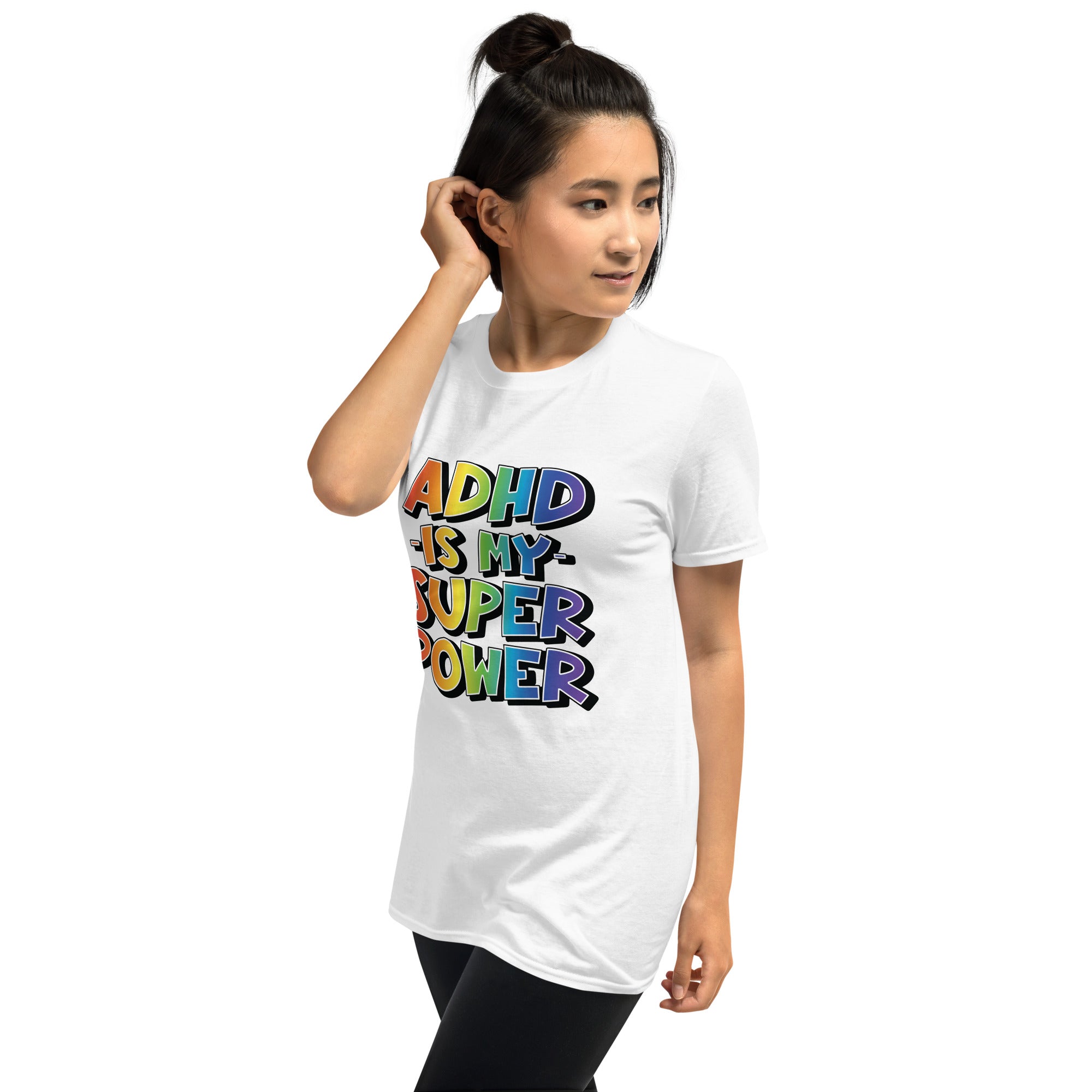 Short Sleeve Unisex T Shirt ADHD SuperPower
