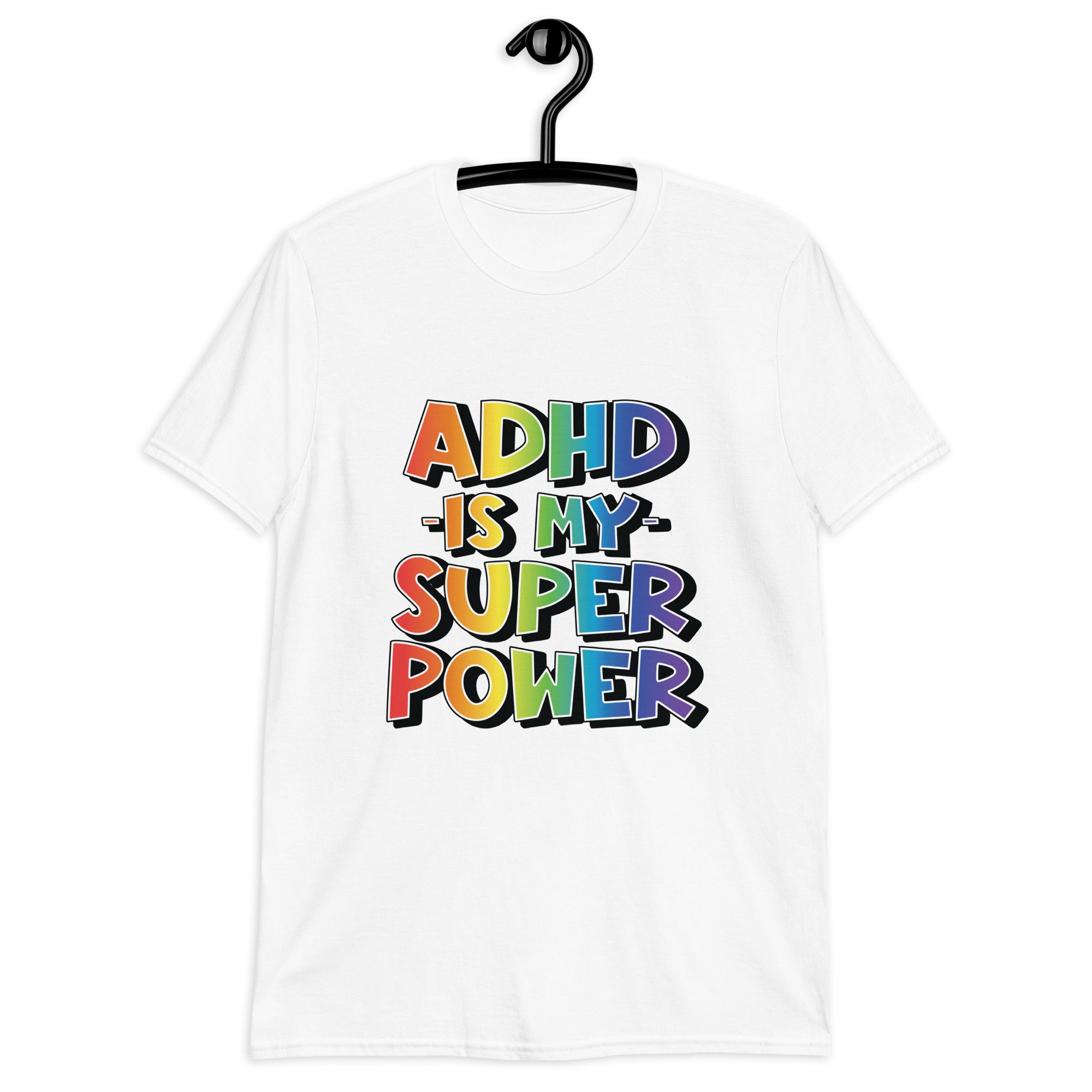 Short Sleeve Unisex T Shirt ADHD SuperPower