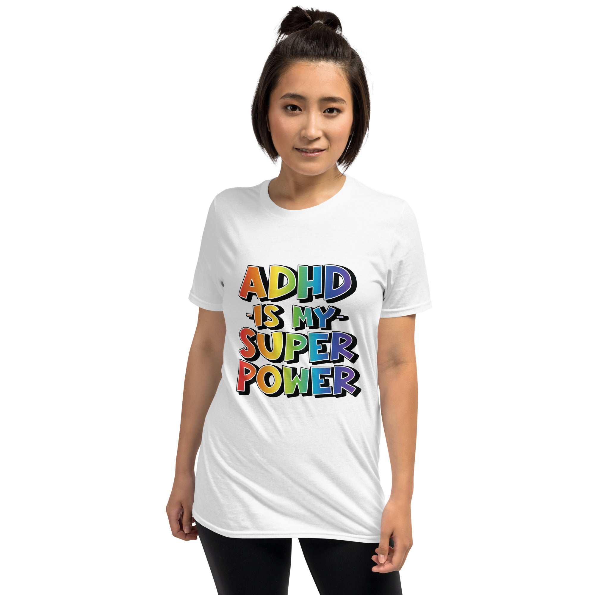 Short Sleeve Unisex T Shirt ADHD SuperPower