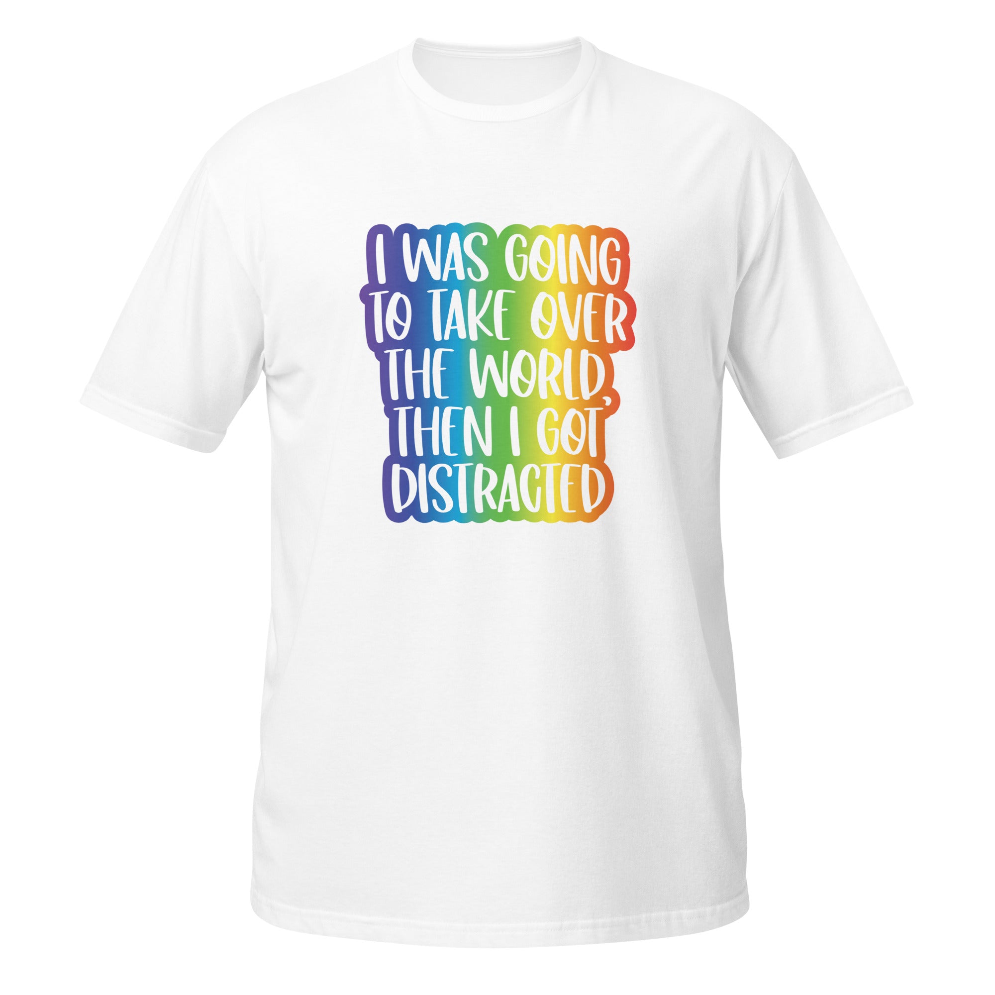 Short Sleeve Unisex T Shirt ADHD Take Over The World