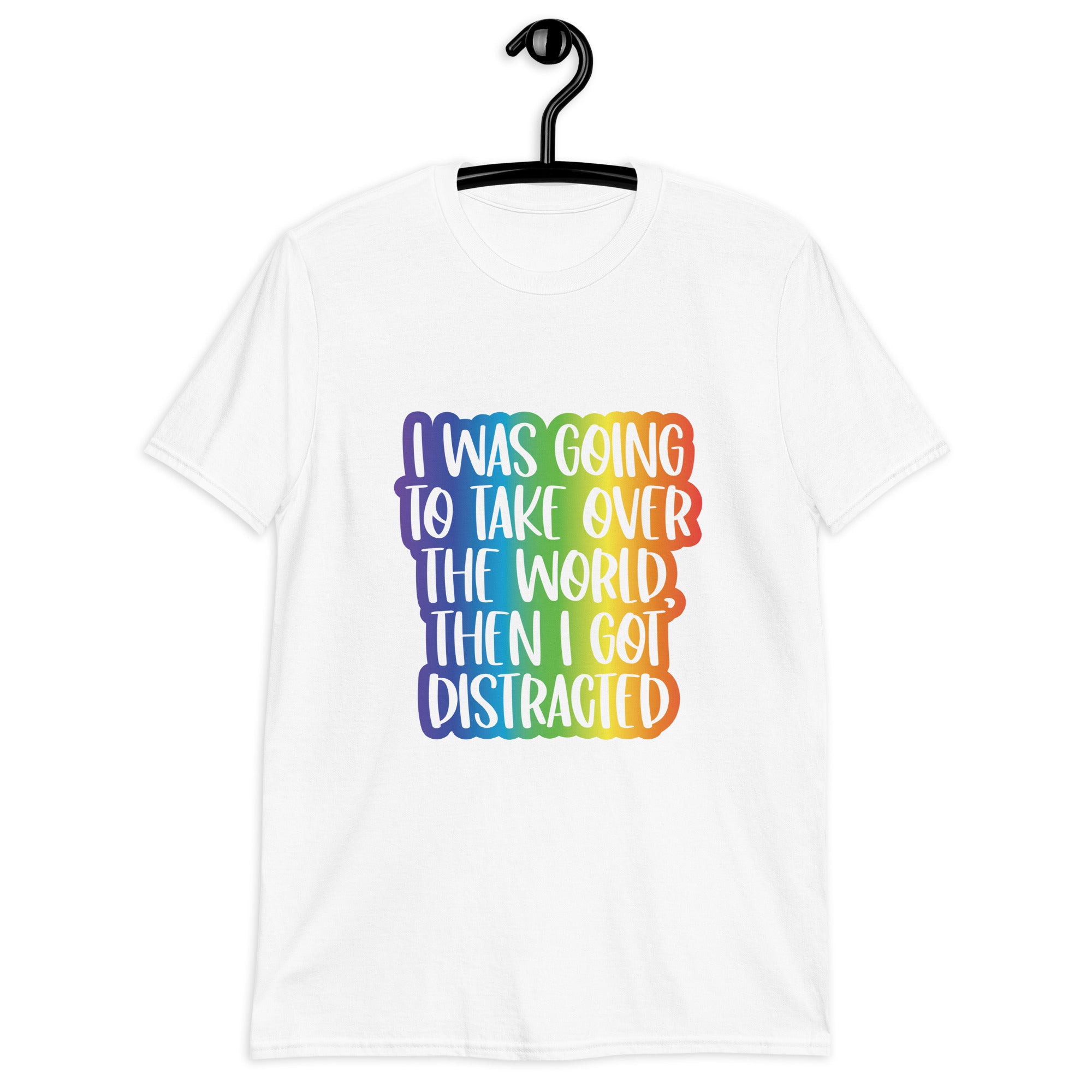 Short Sleeve Unisex T Shirt ADHD Take Over The World