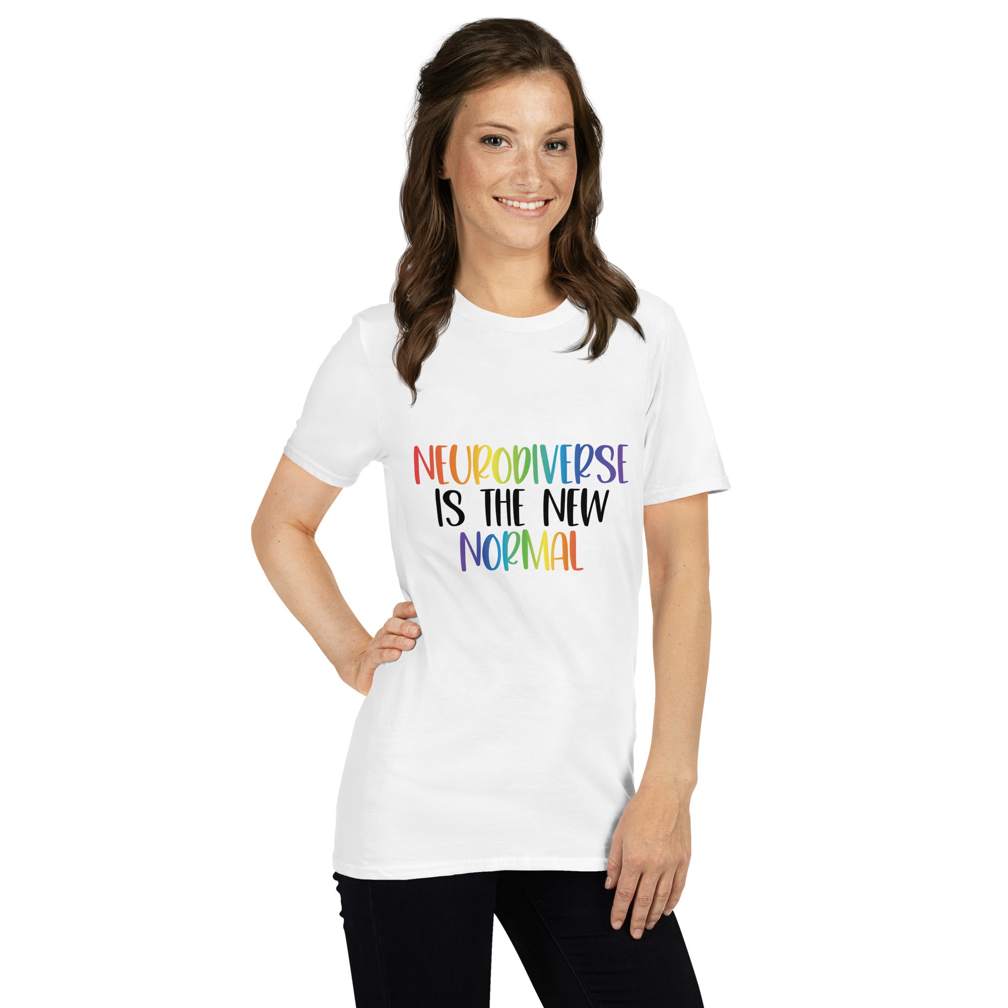 Short Sleeve Unisex T Shirt ADHD The New Normal