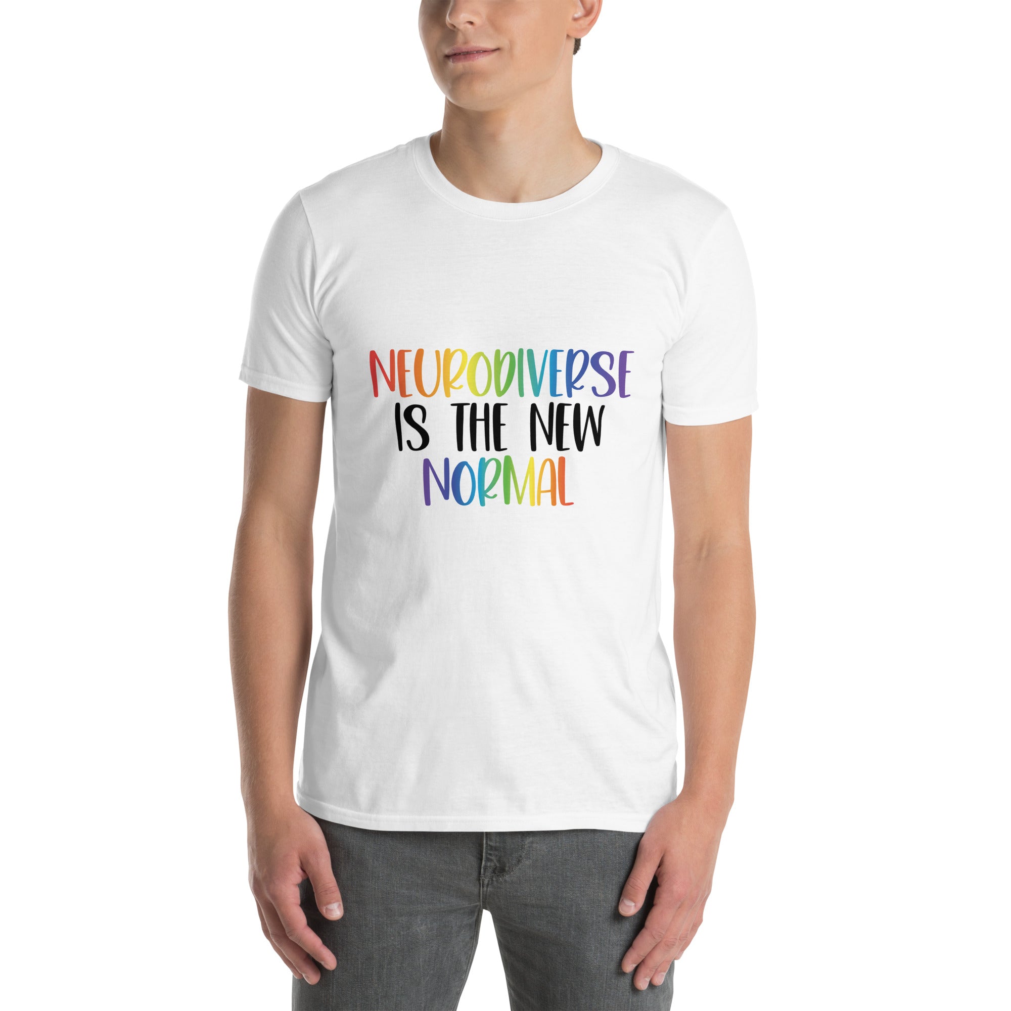 Short Sleeve Unisex T Shirt ADHD The New Normal