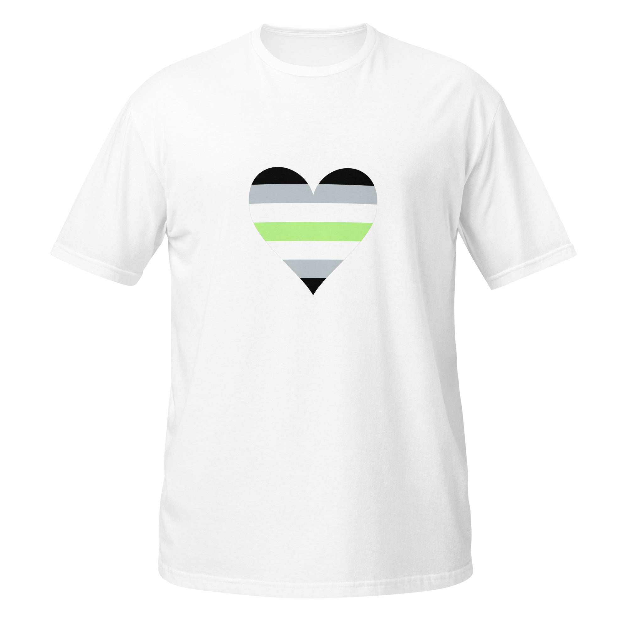 Short Sleeve Unisex T Shirt Agender Heart