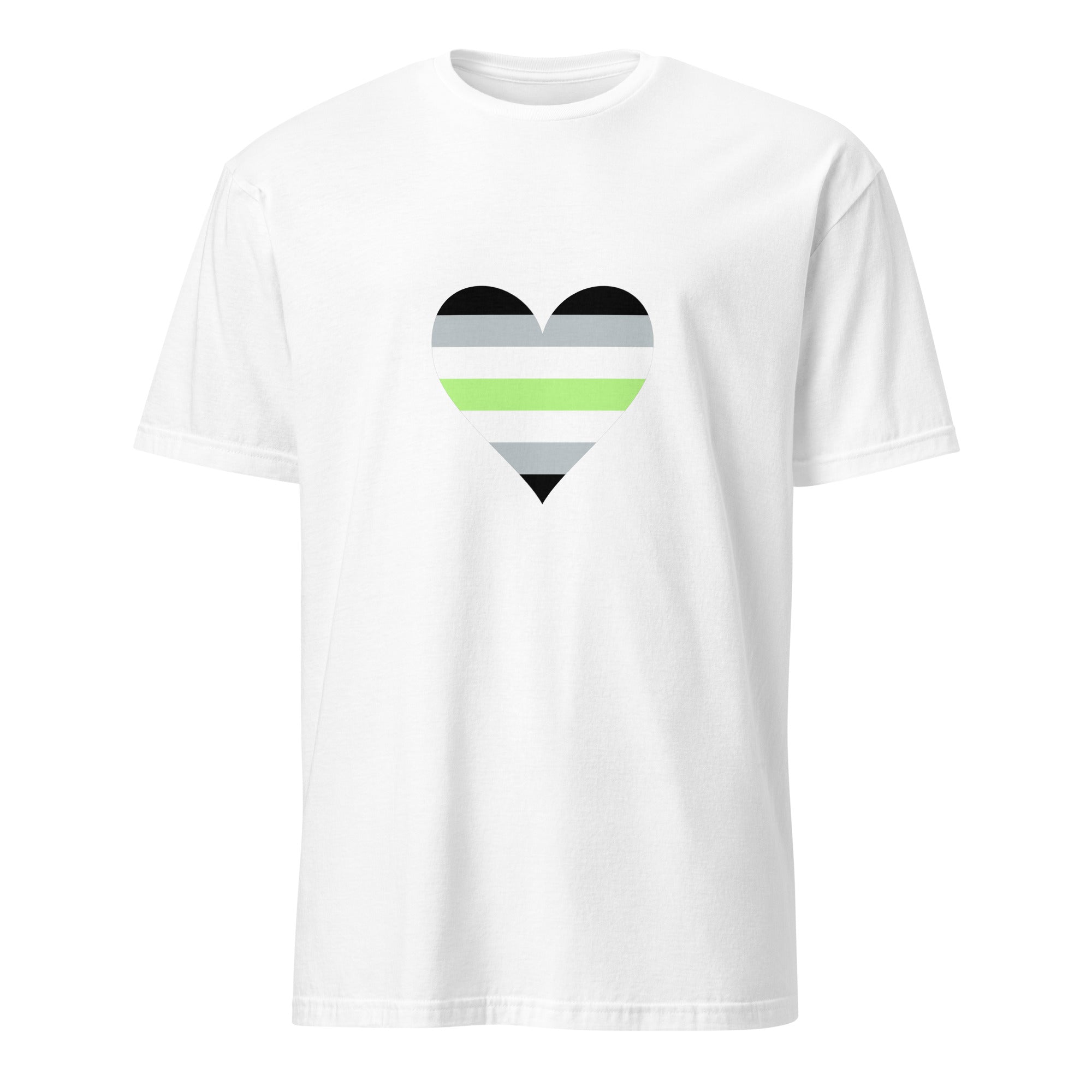 Short Sleeve Unisex T Shirt Agender Heart
