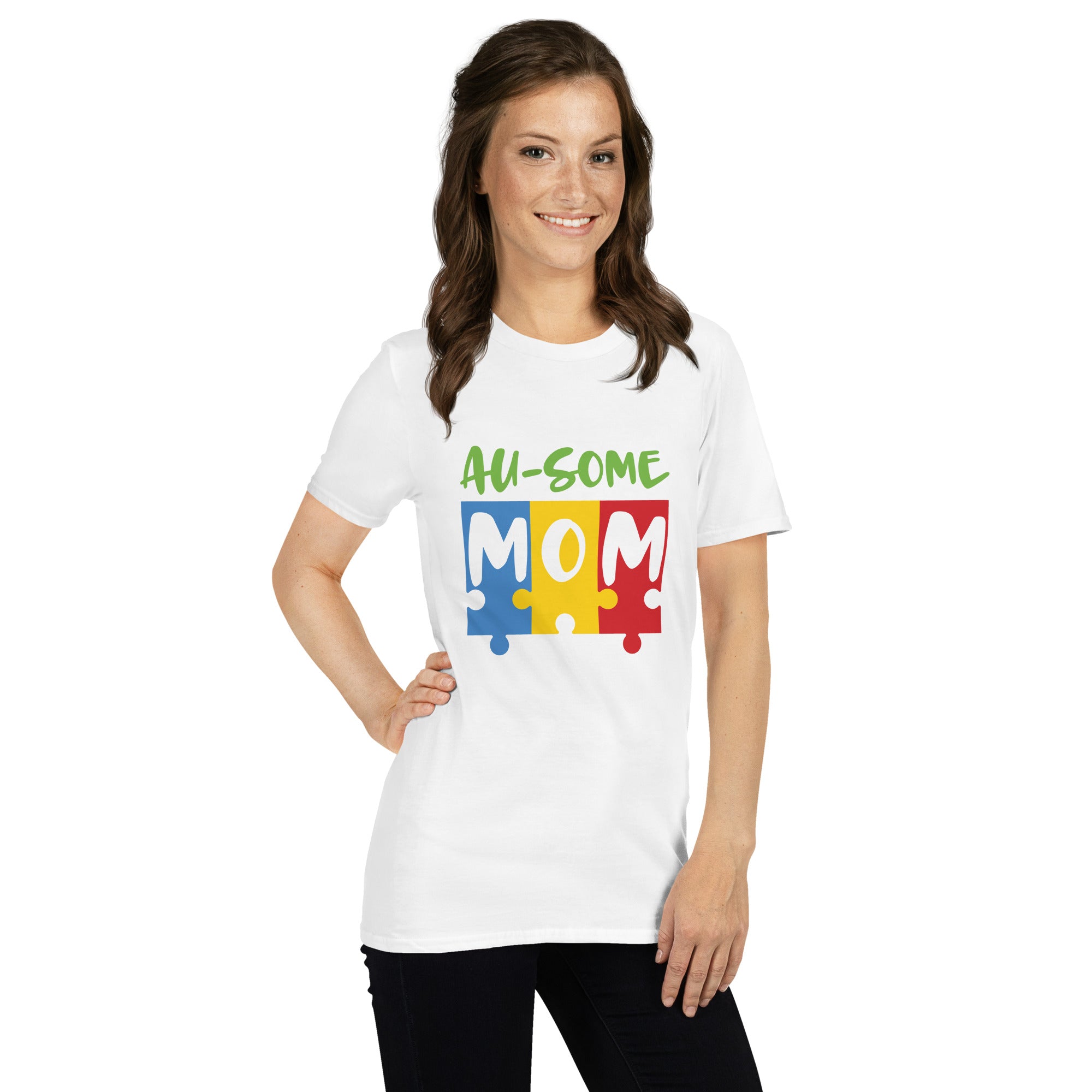 Short Sleeve Unisex T Shirt Ausome Mom