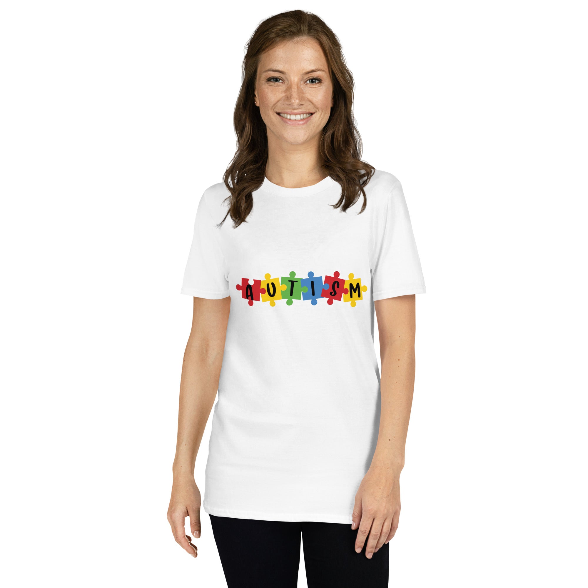Short Sleeve Unisex T Shirt Autism