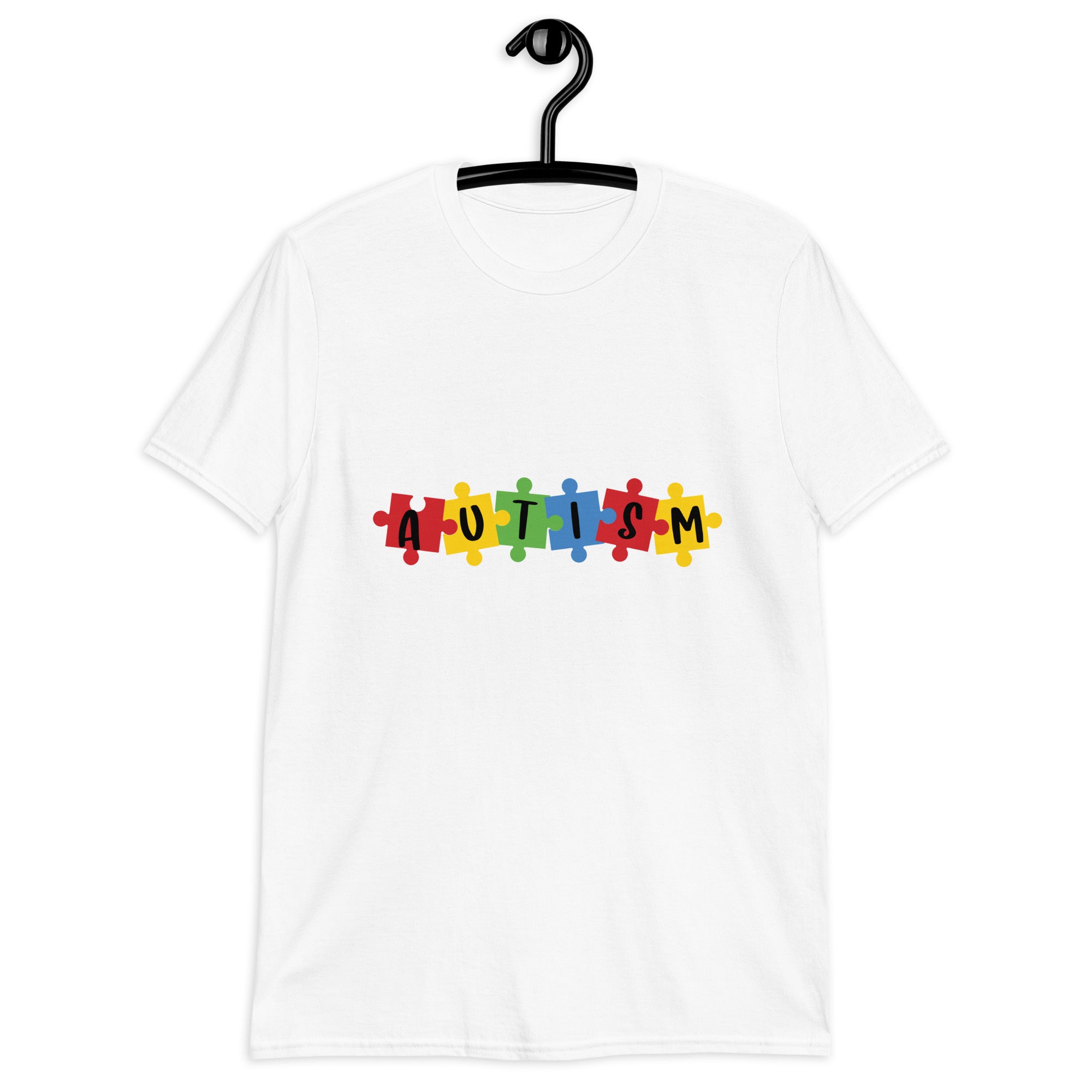 Short Sleeve Unisex T Shirt Autism