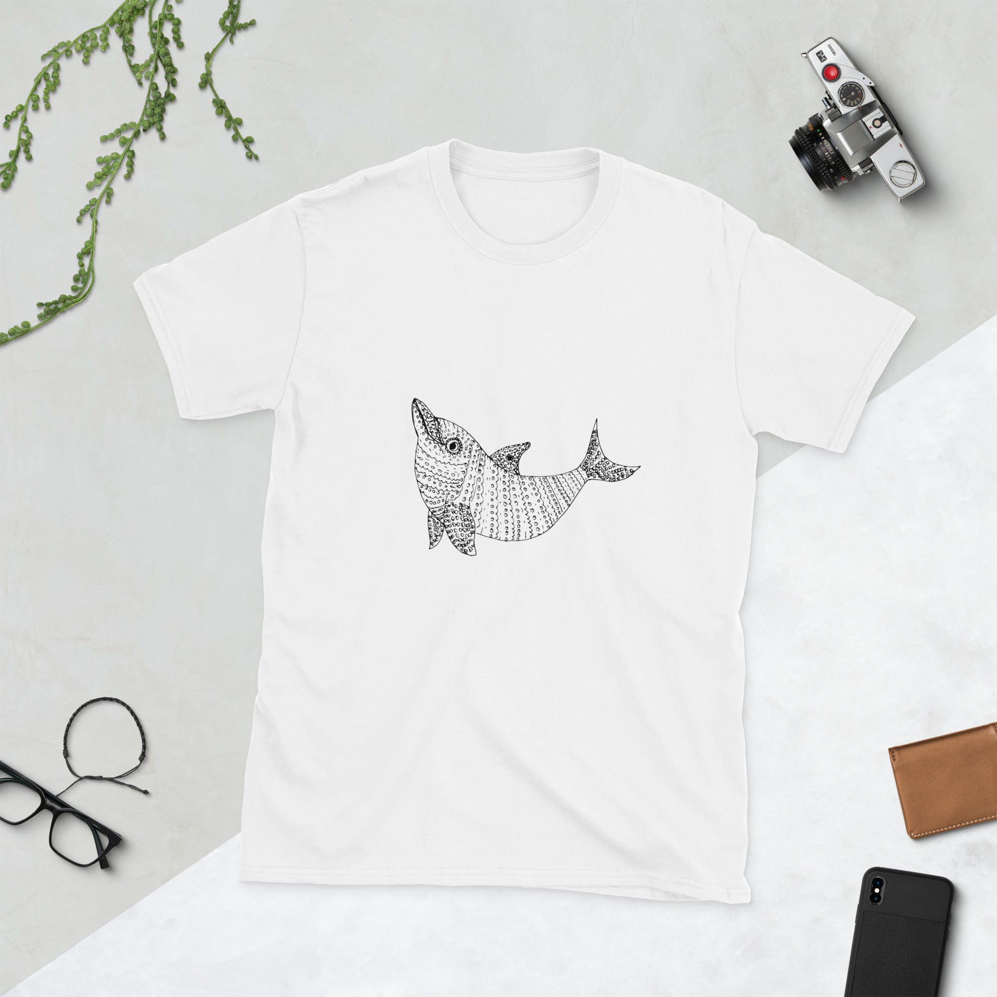 Short Sleeve Unisex T Shirt Dolphin