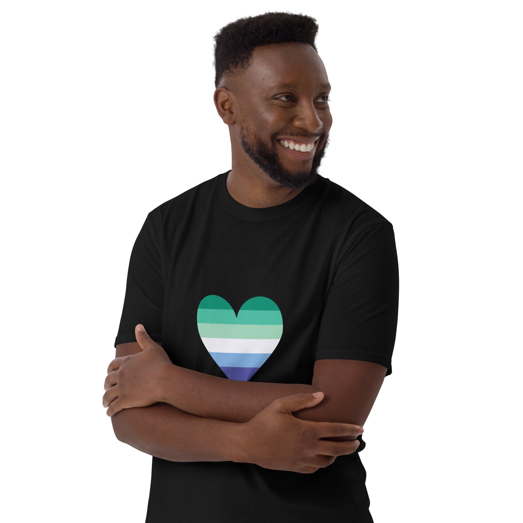 Short Sleeve Unisex T Shirt Gaymen Heart