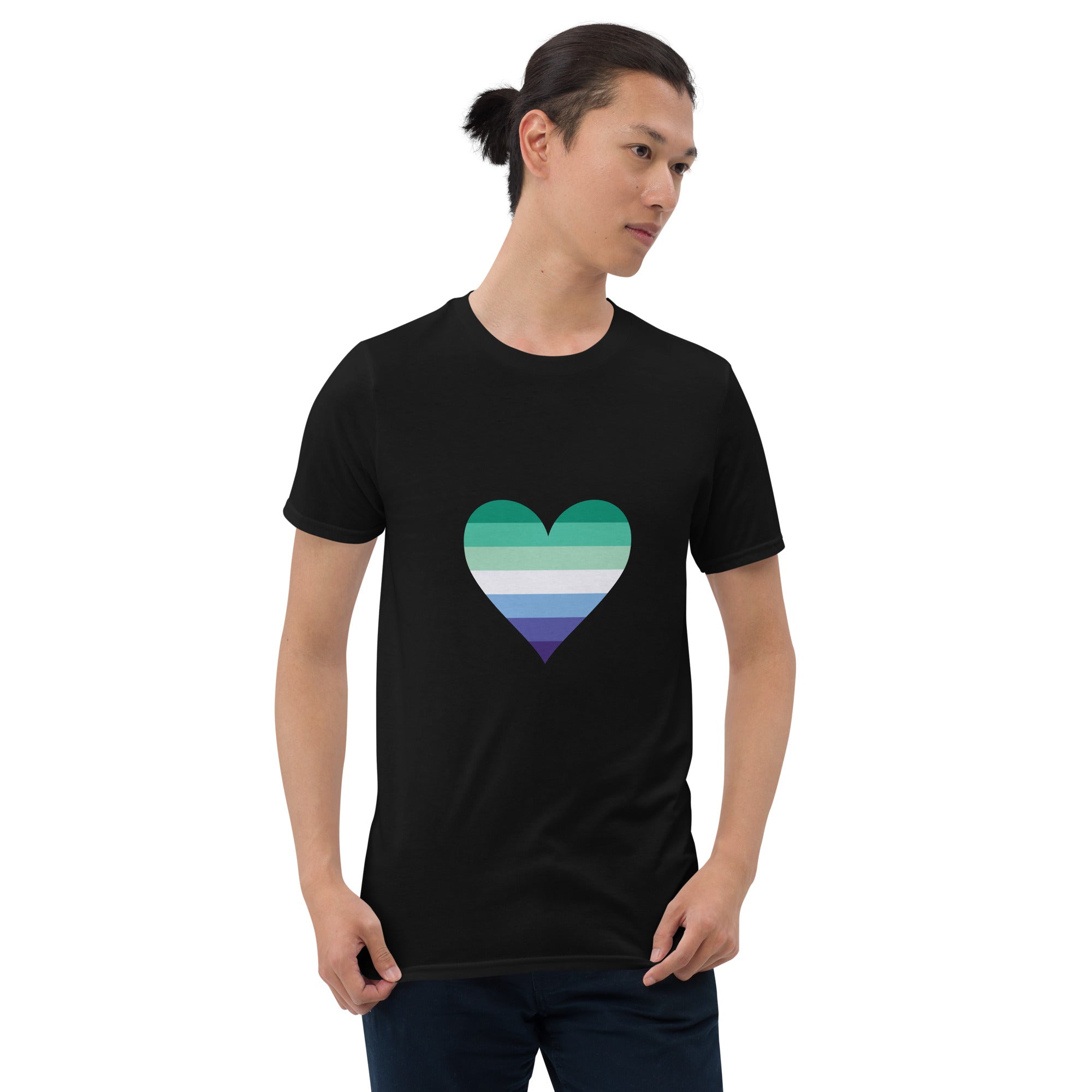 Short Sleeve Unisex T Shirt Gaymen Heart