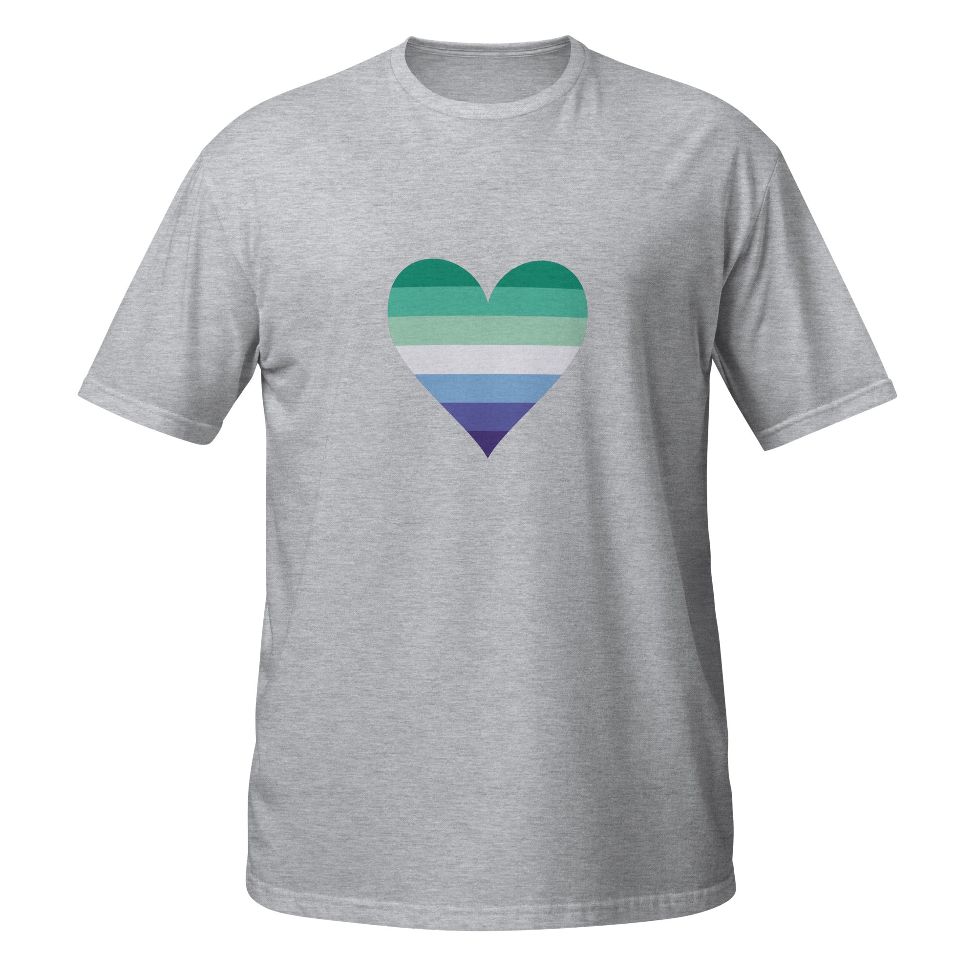 Short Sleeve Unisex T Shirt Gaymen Heart