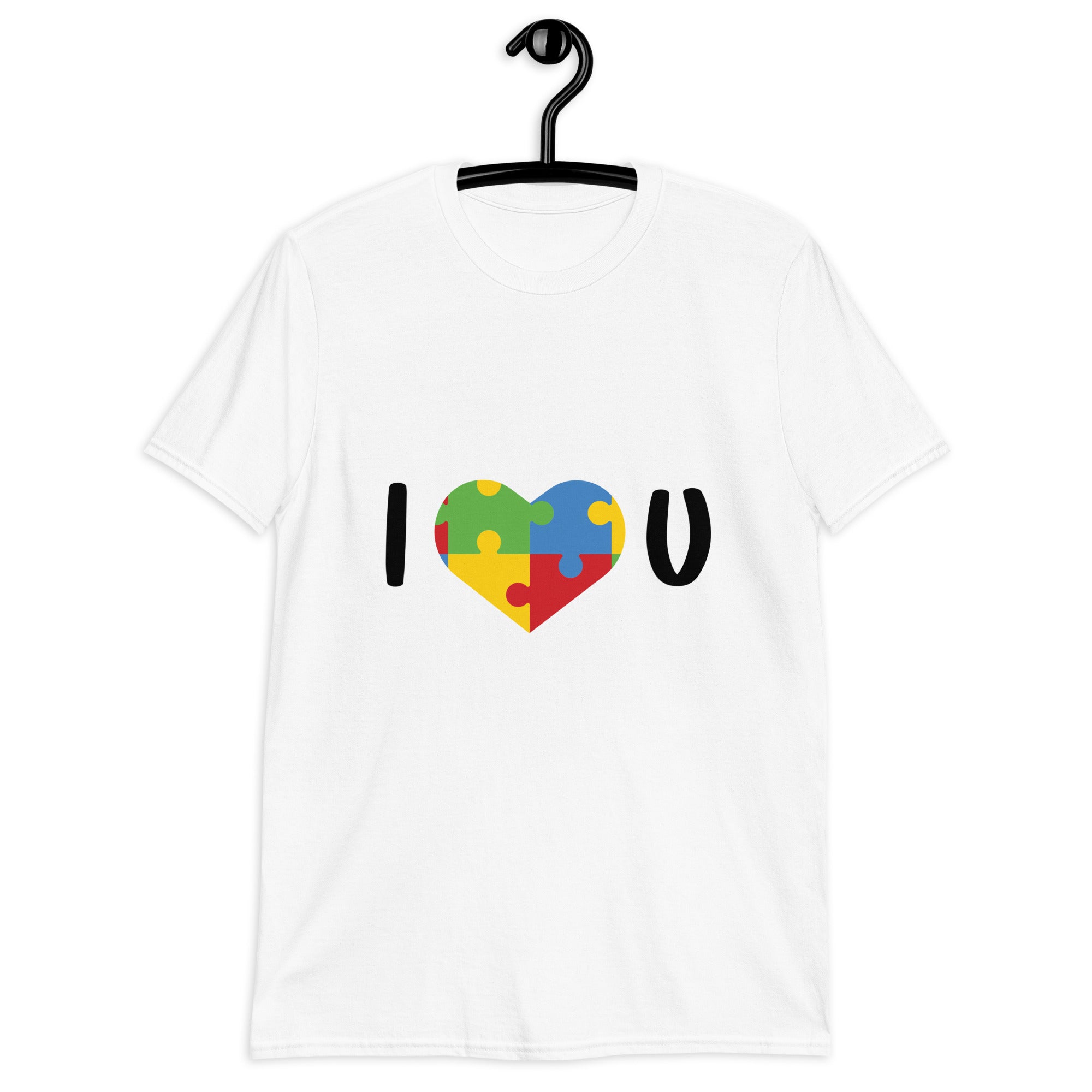 Short Sleeve Unisex T Shirt I Love U