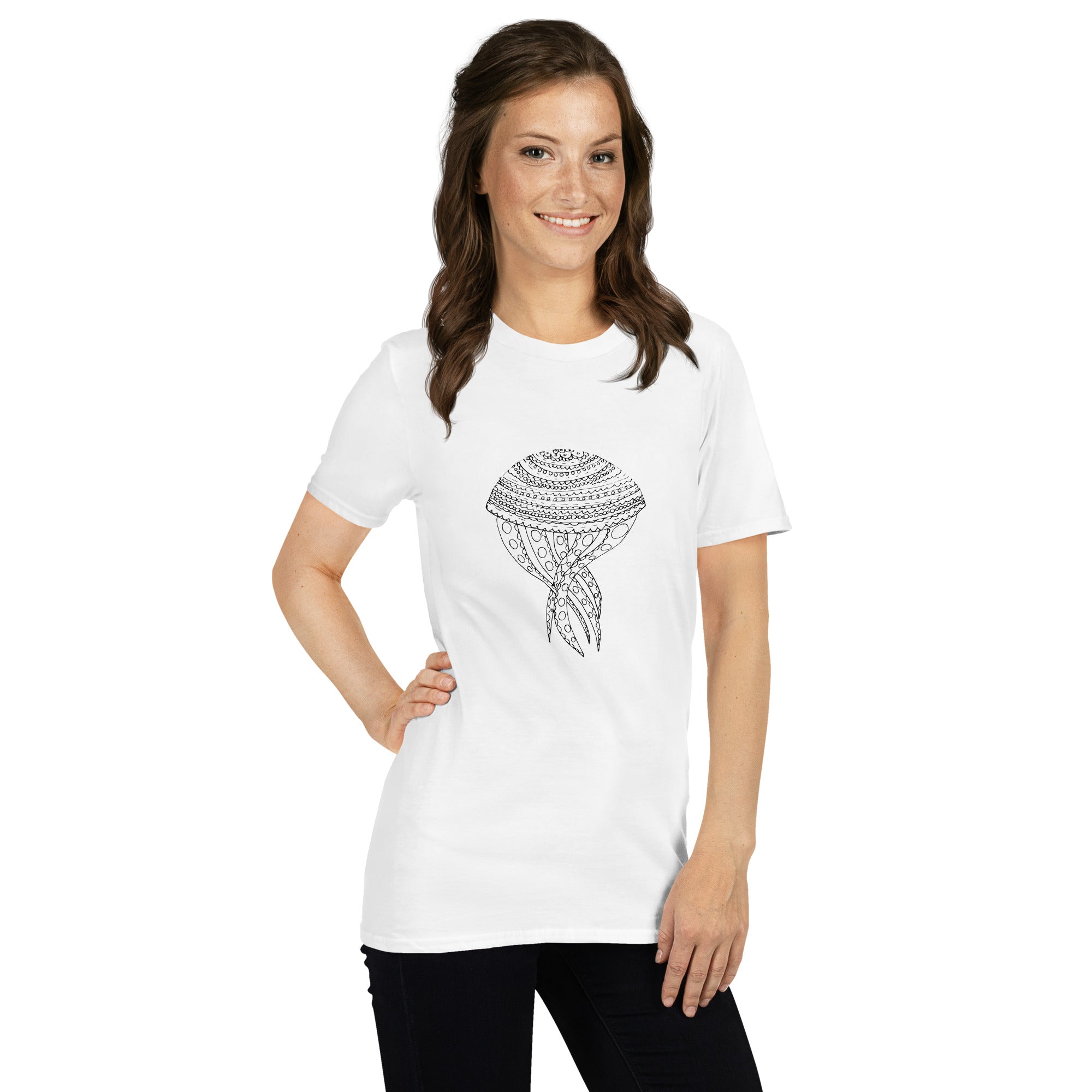 Short Sleeve Unisex T Shirt Jellyfish
