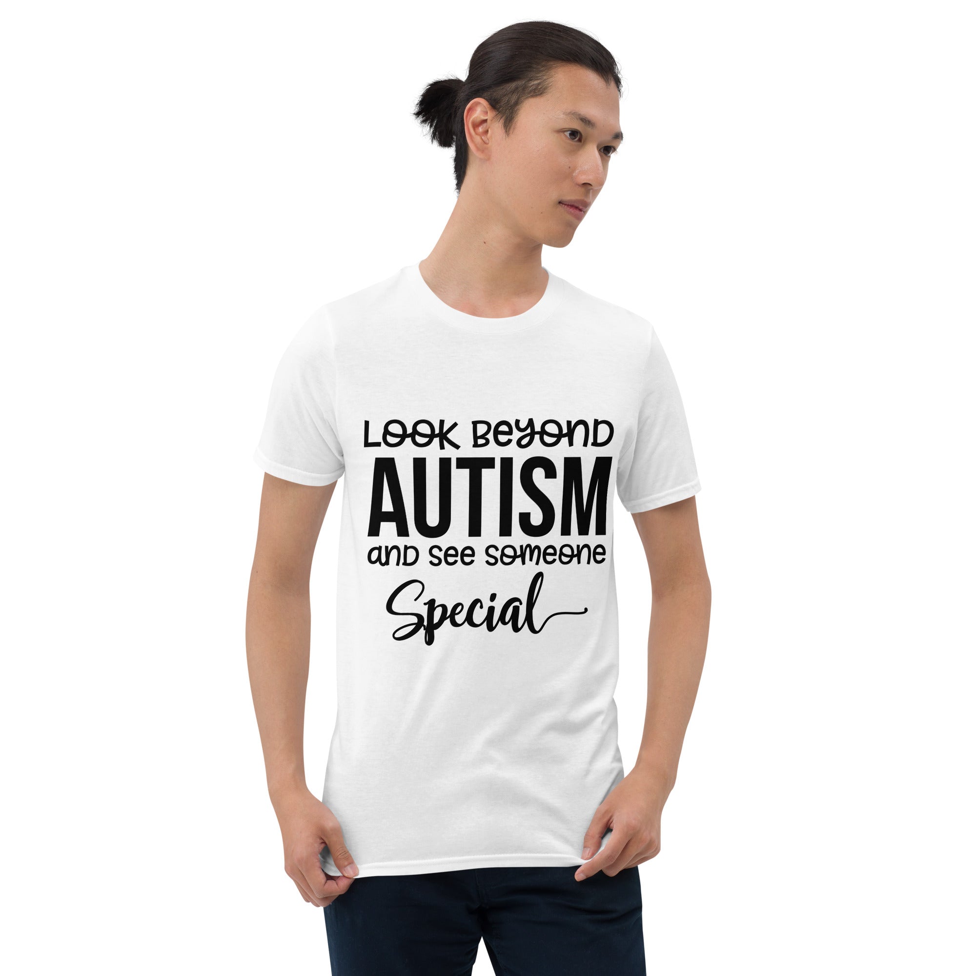 Short Sleeve Unisex T Shirt Look Beyond Autism