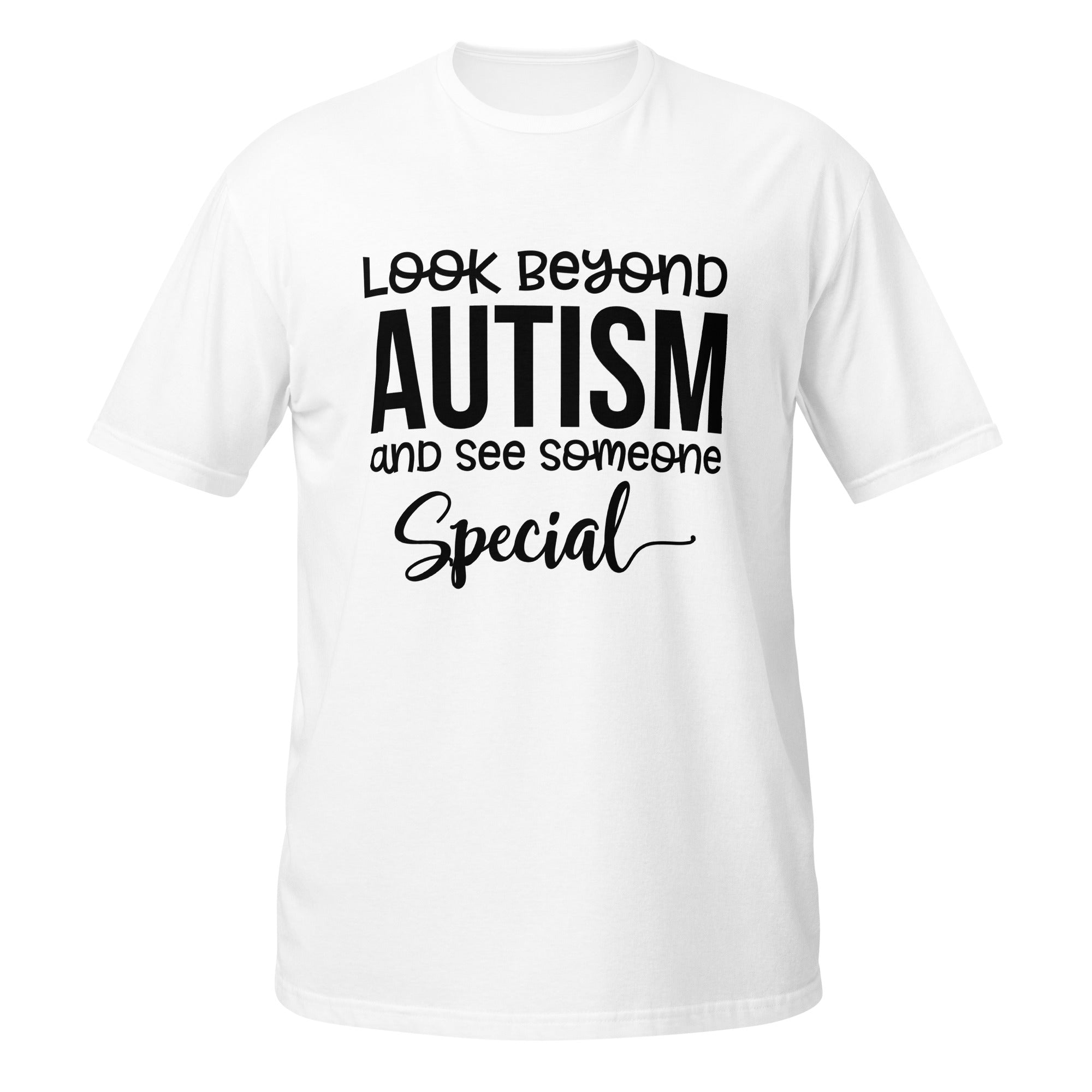 Short Sleeve Unisex T Shirt Look Beyond Autism
