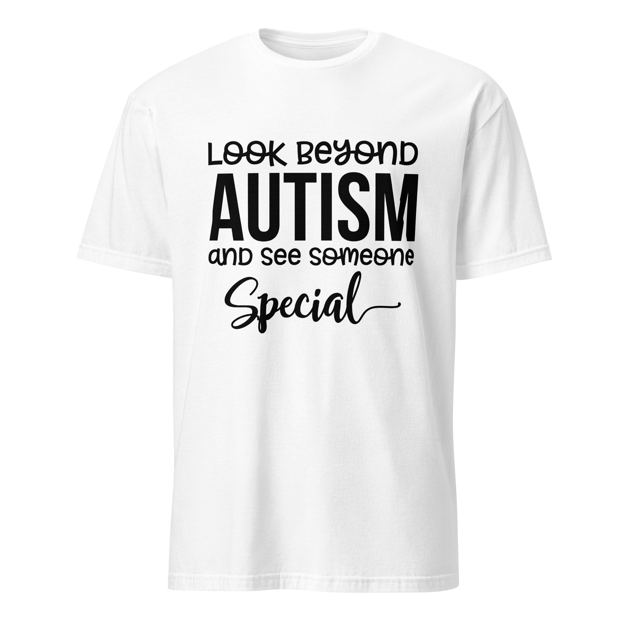 Short Sleeve Unisex T Shirt Look Beyond Autism
