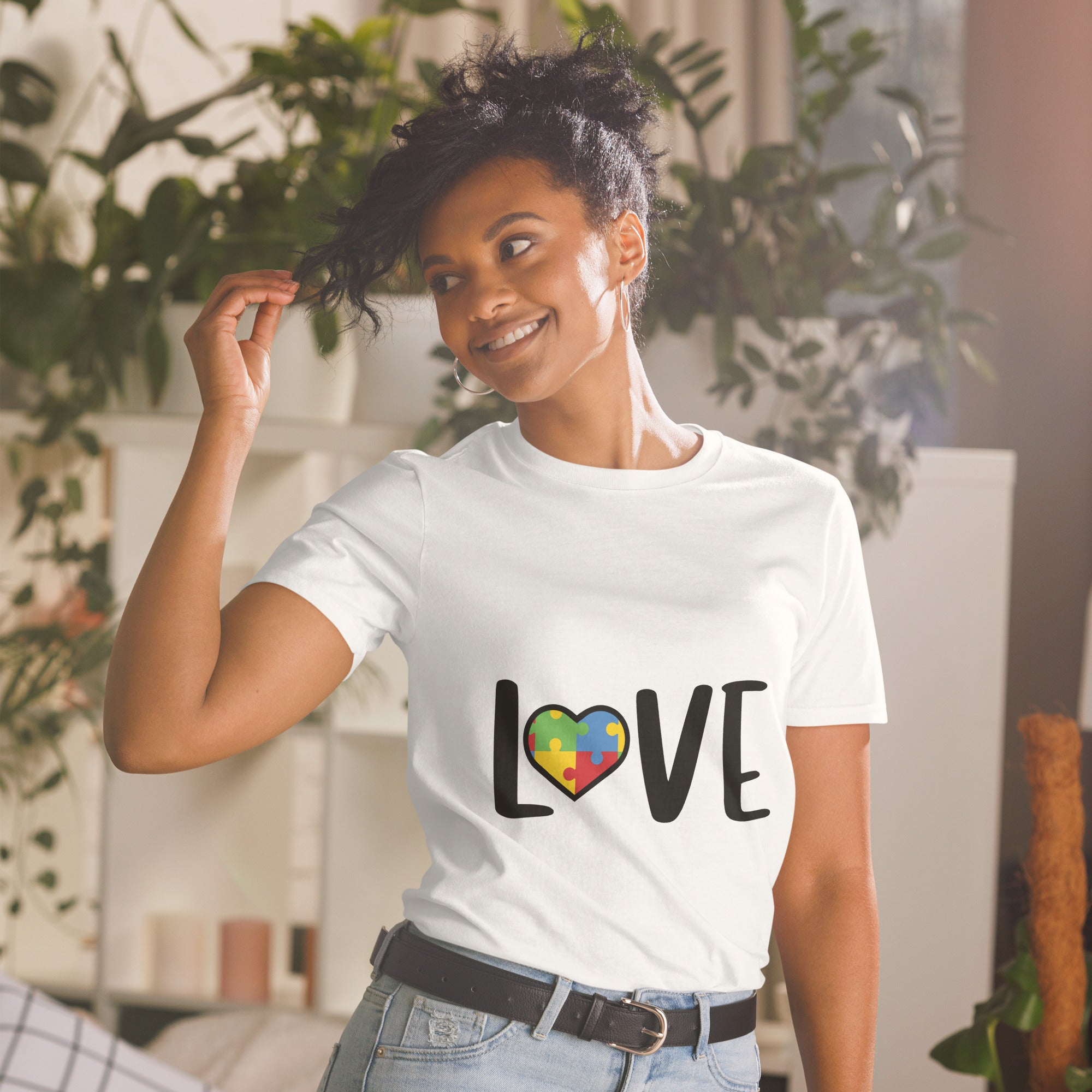 Short Sleeve Unisex T Shirt Love