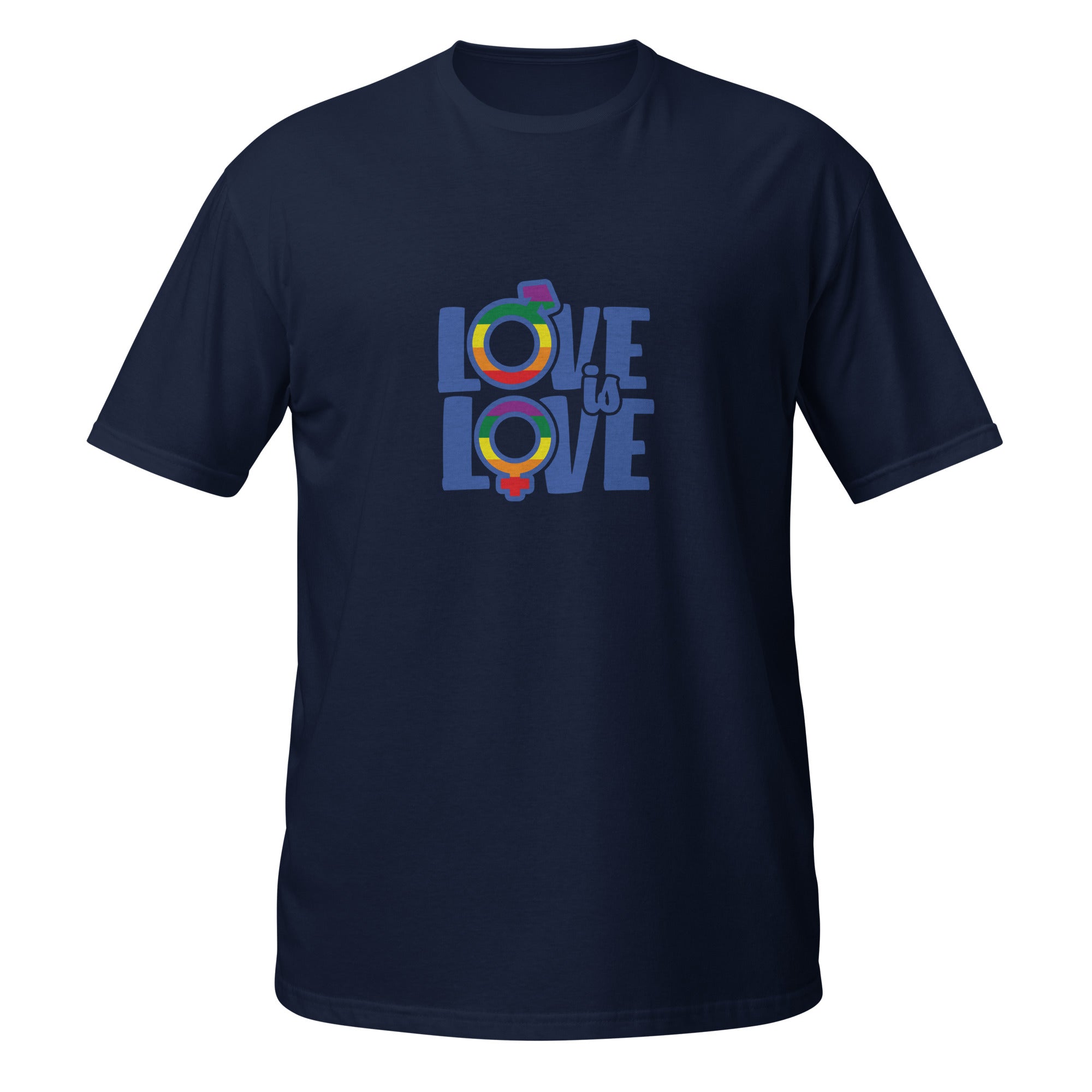 Short Sleeve Unisex T Shirt Love is Love