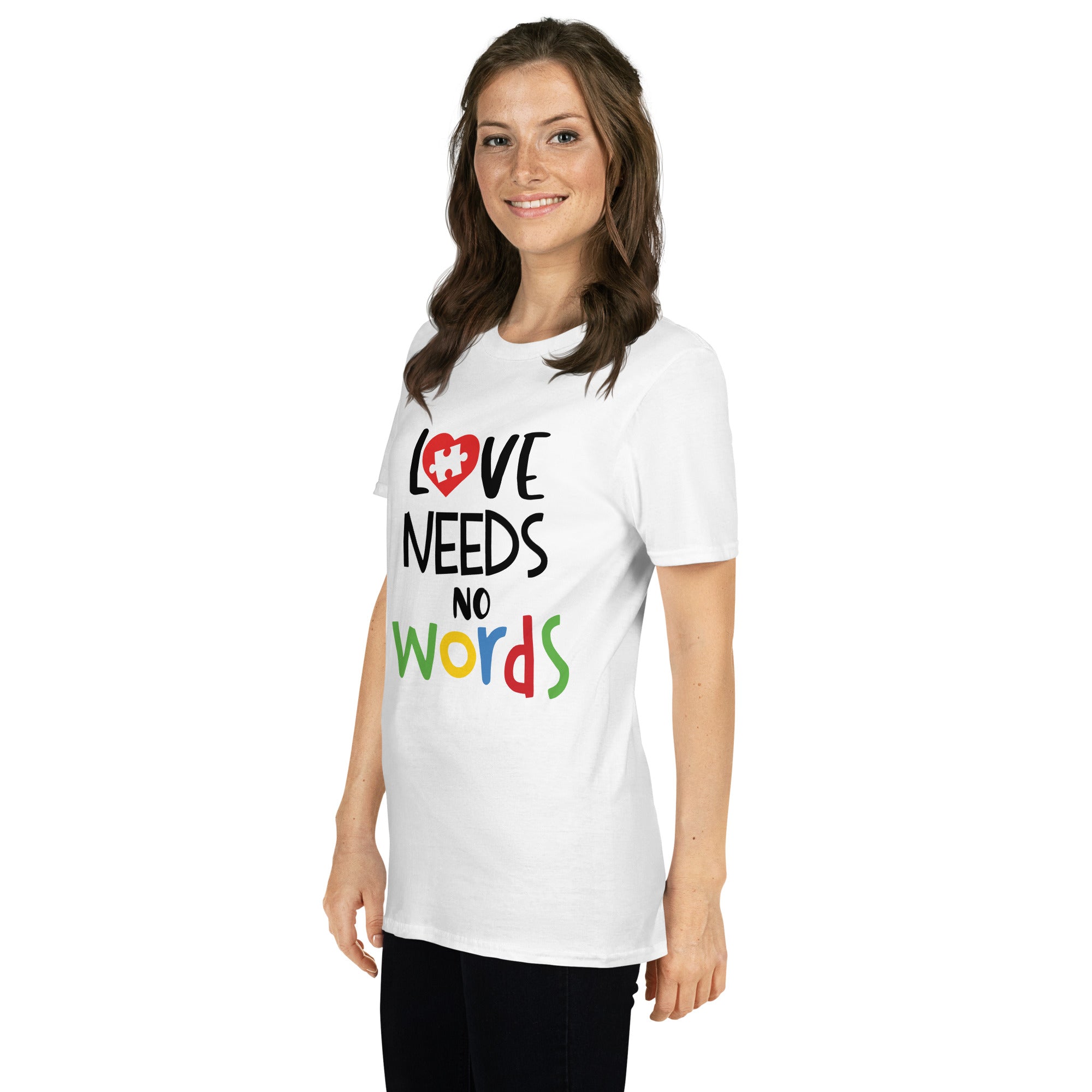 Short Sleeve Unisex T Shirt Love needs no words
