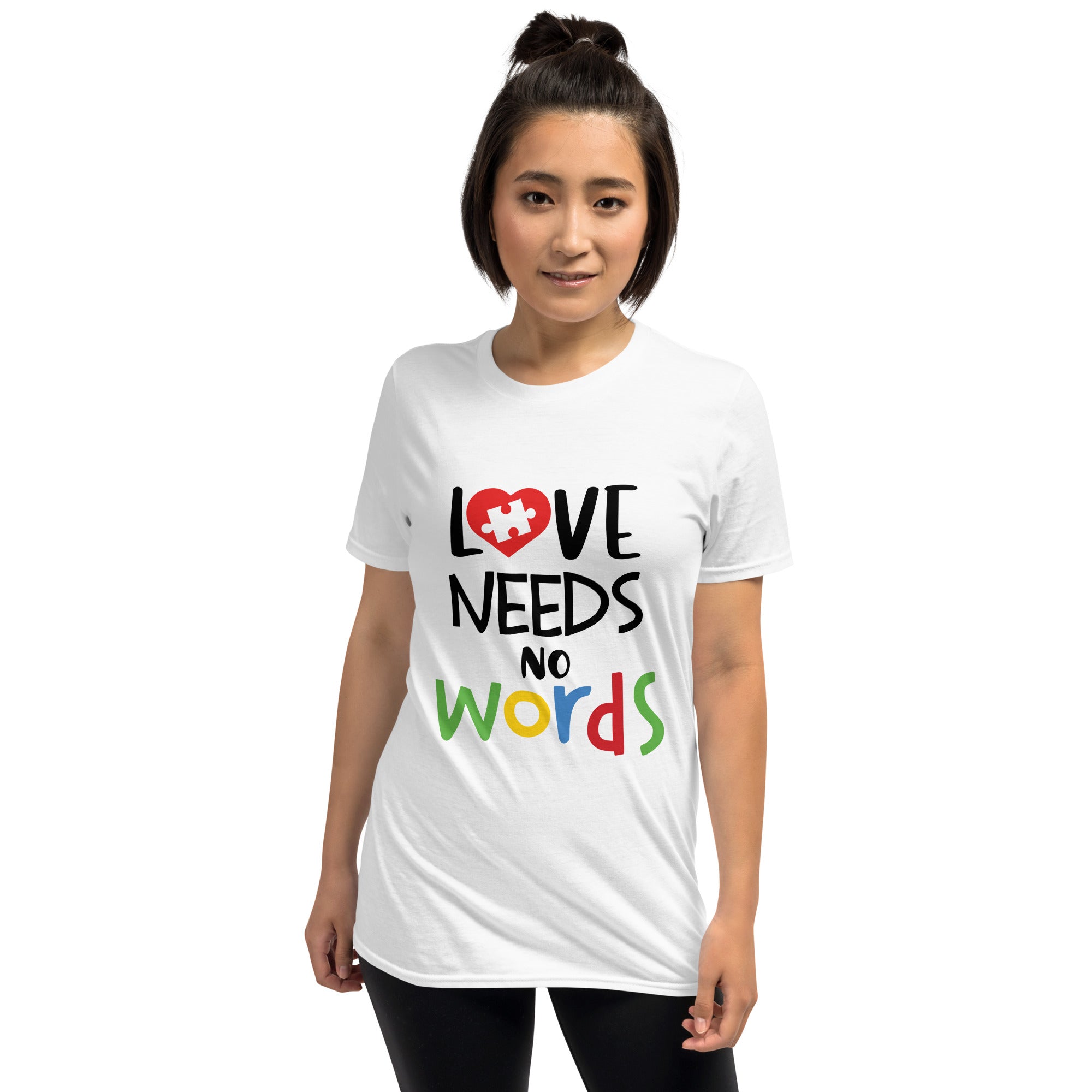 Short Sleeve Unisex T Shirt Love needs no words