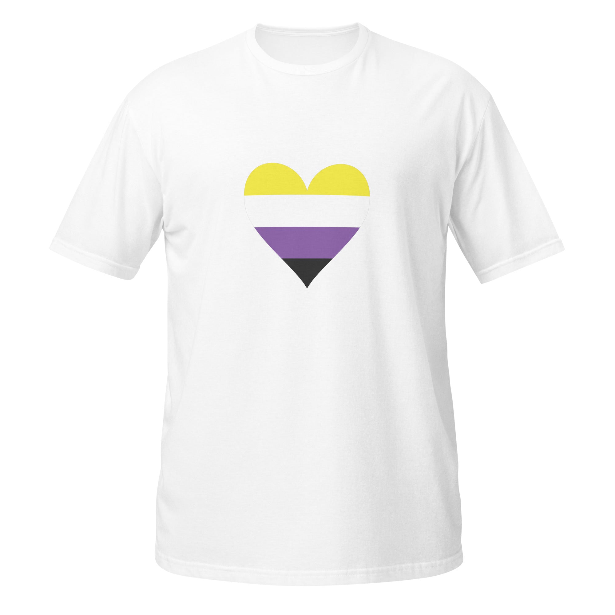 Short Sleeve Unisex T Shirt Nonbinary Heart