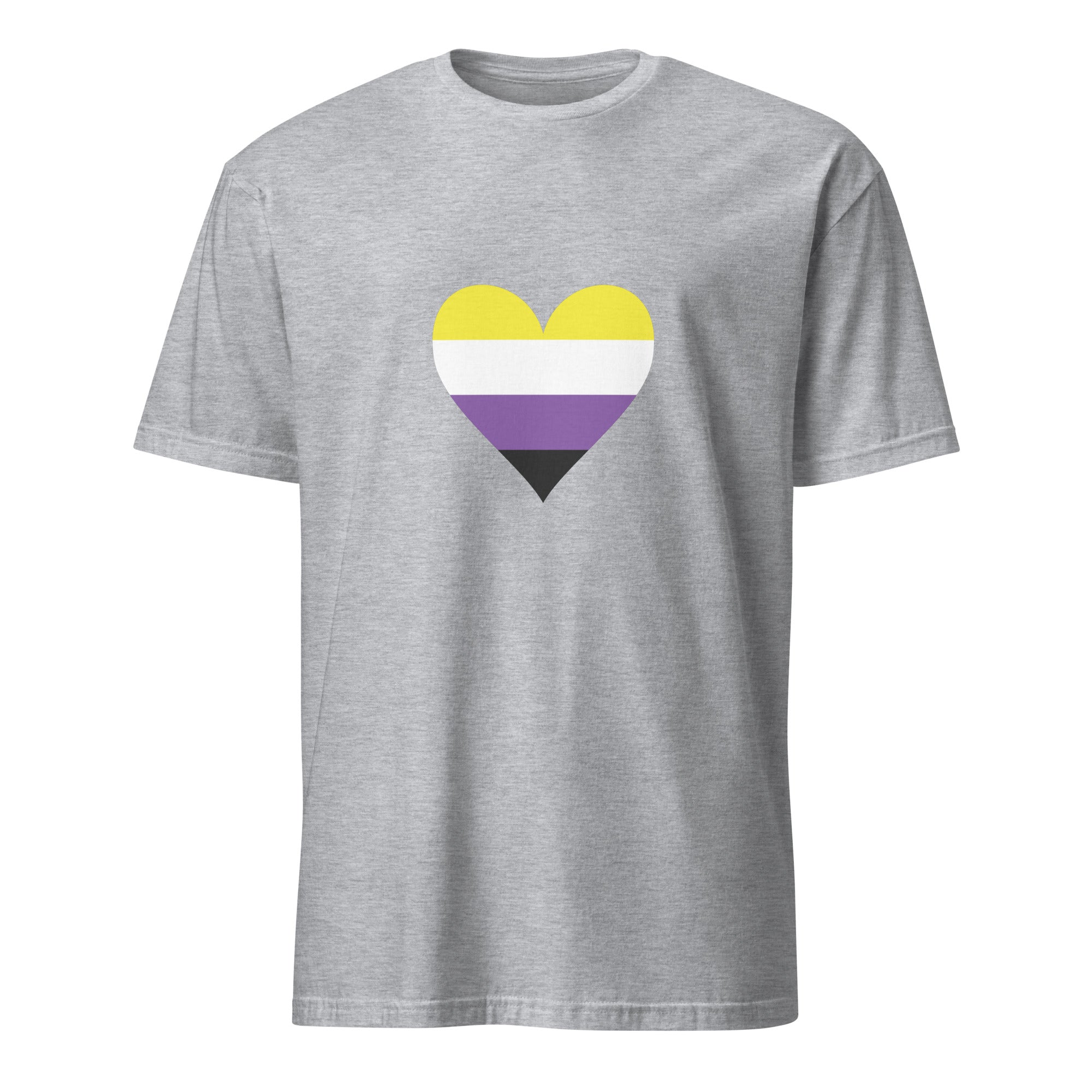 Short Sleeve Unisex T Shirt Nonbinary Heart