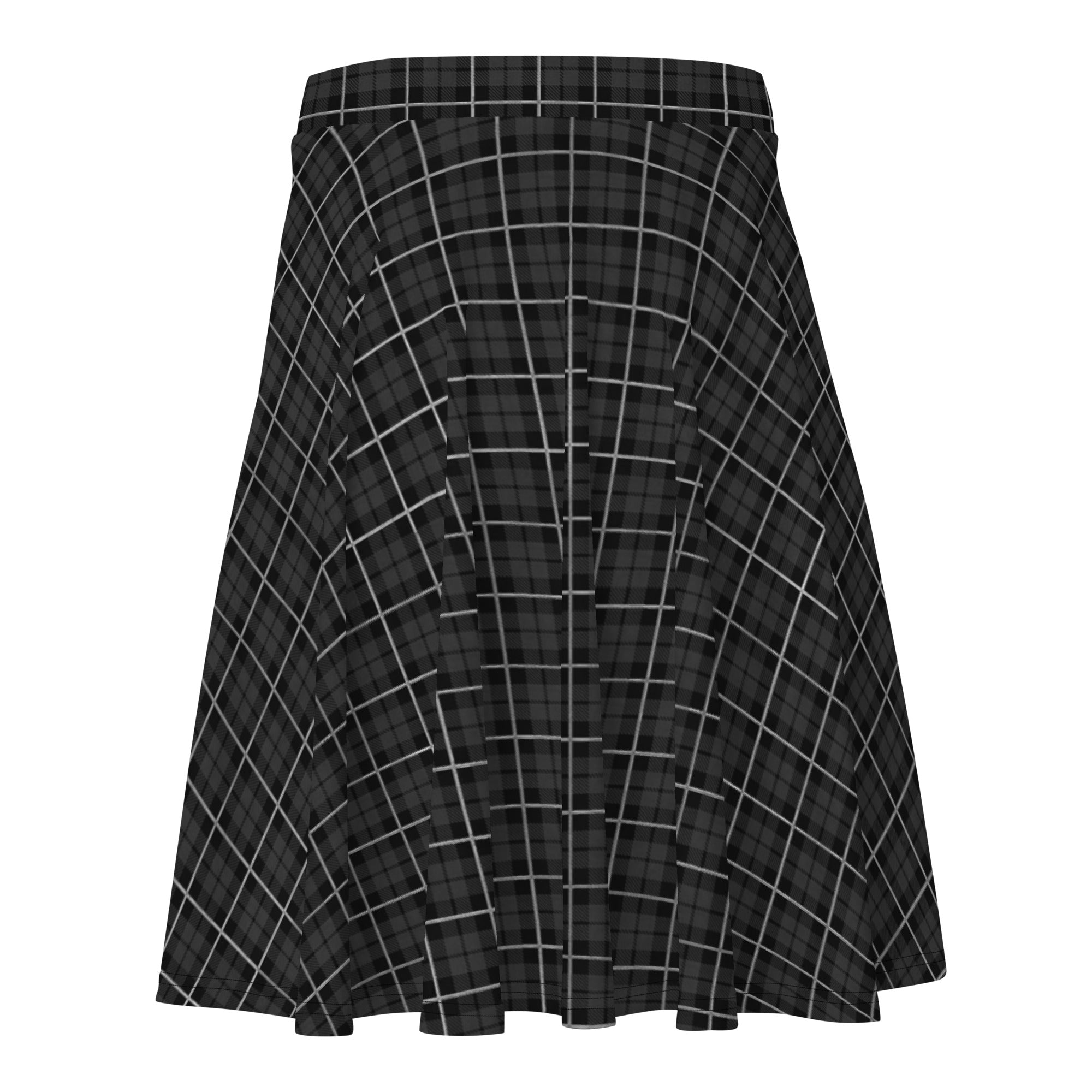 Skater Skirt Tartan Black
