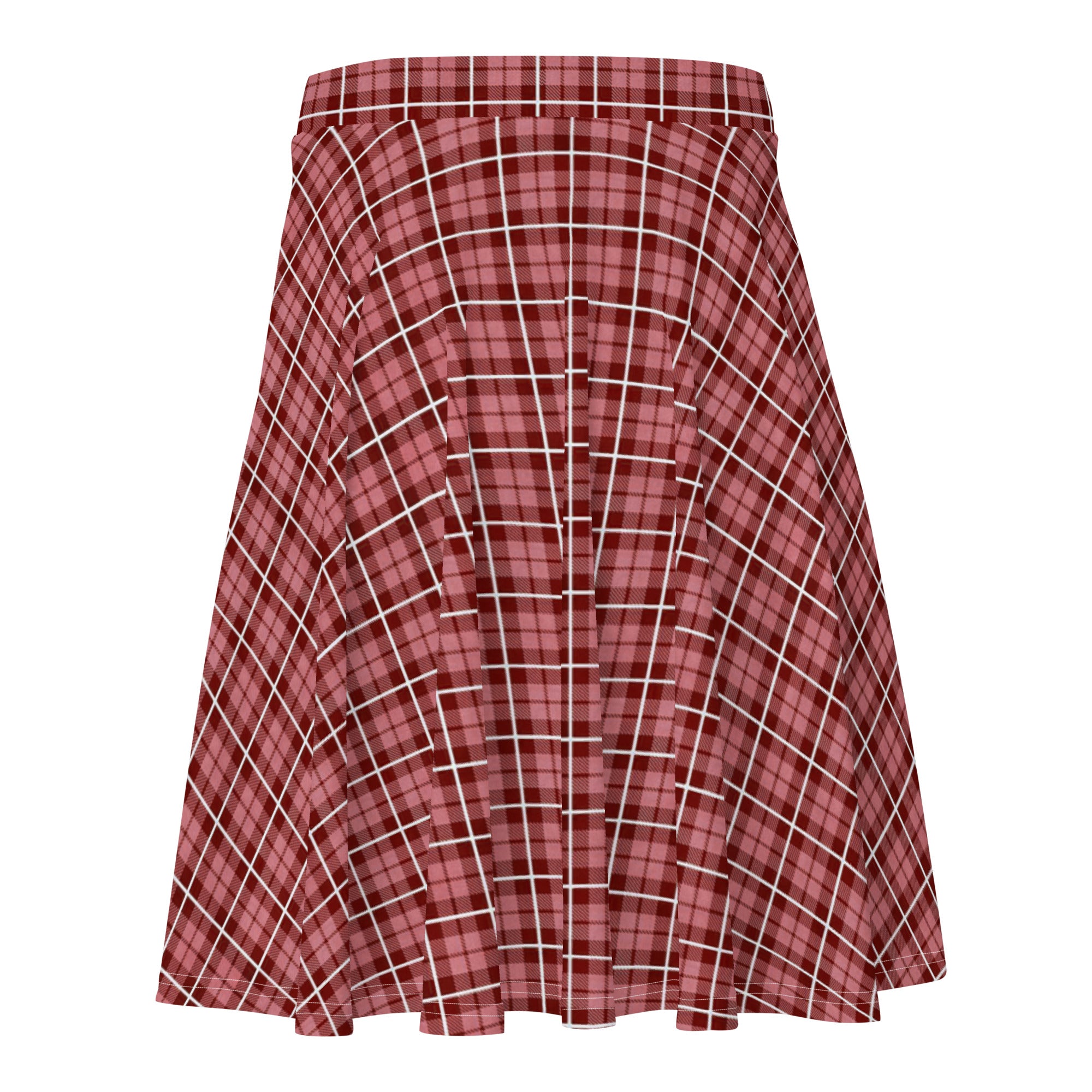 Skater Skirt Tartan Brown