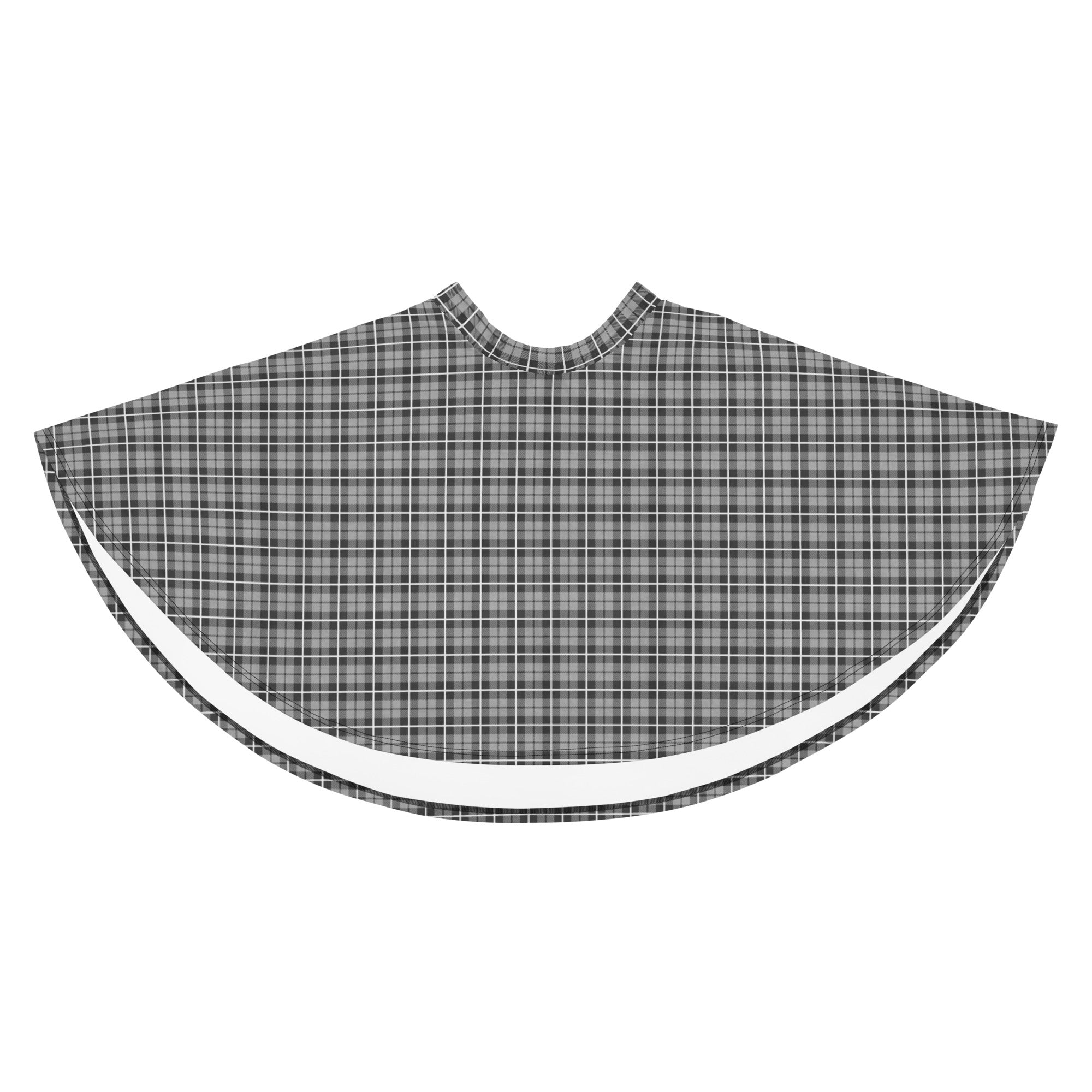 Skater Skirt Tartan Dark Grey
