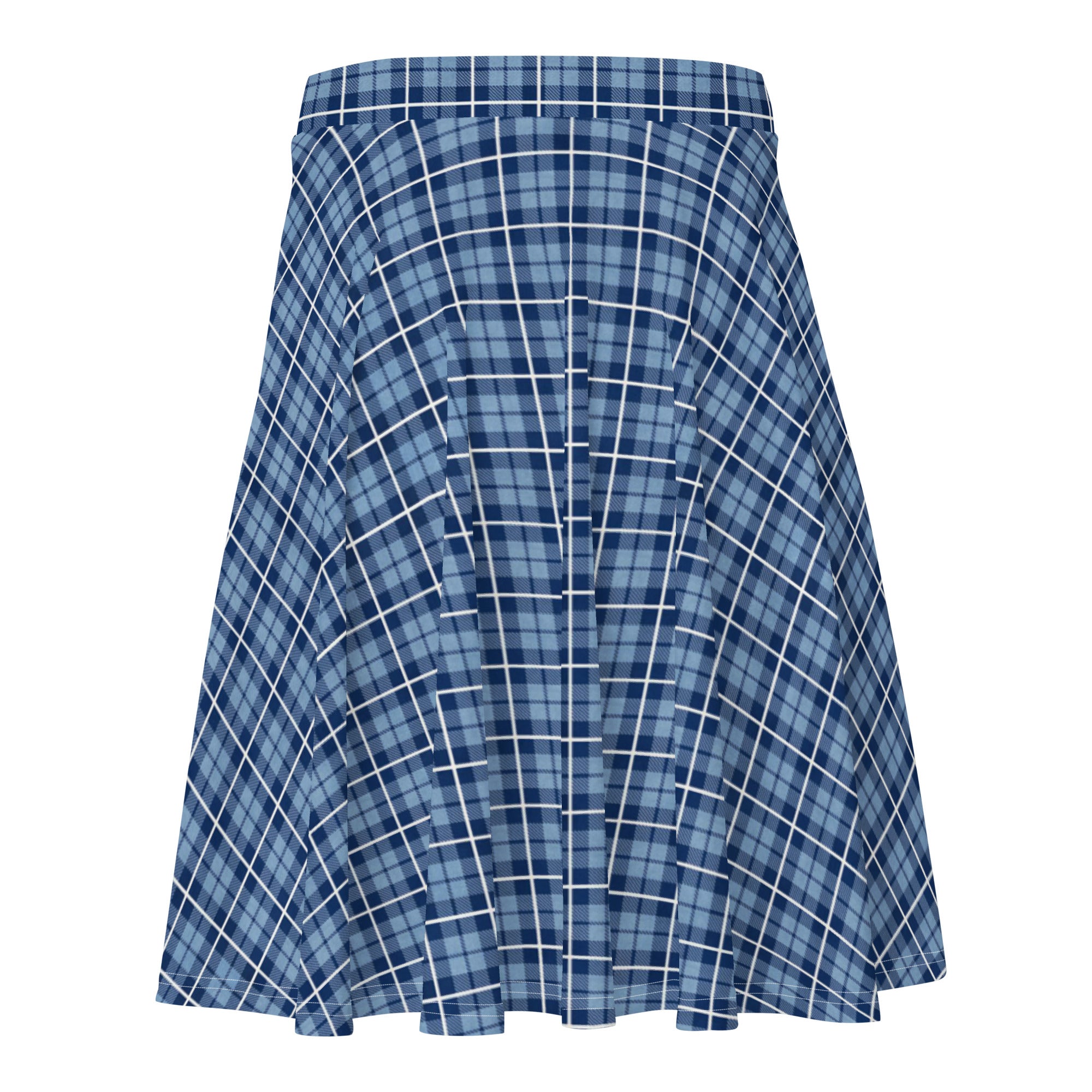 Skater Skirt Tartan Light Blue