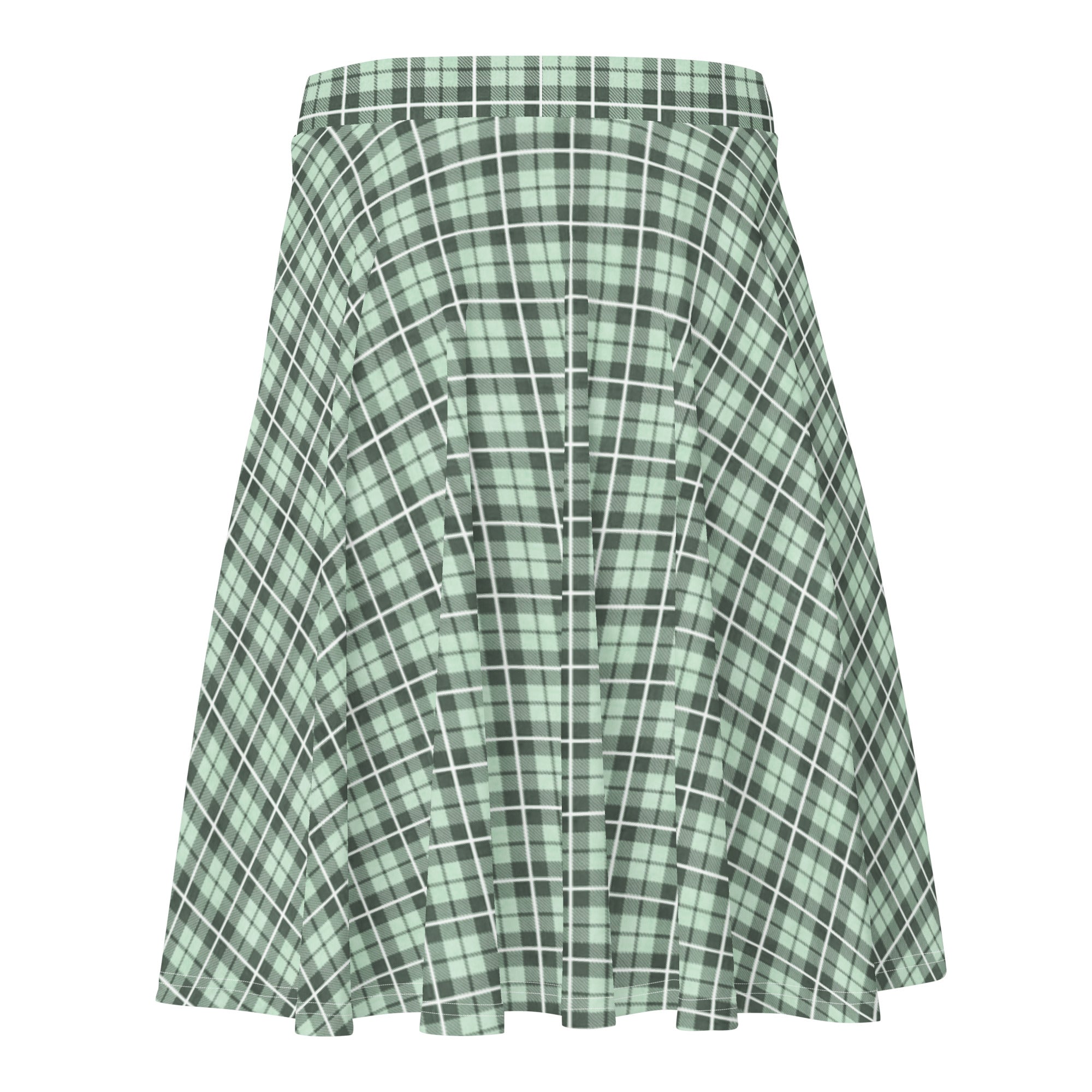 Skater Skirt Tartan Light Green