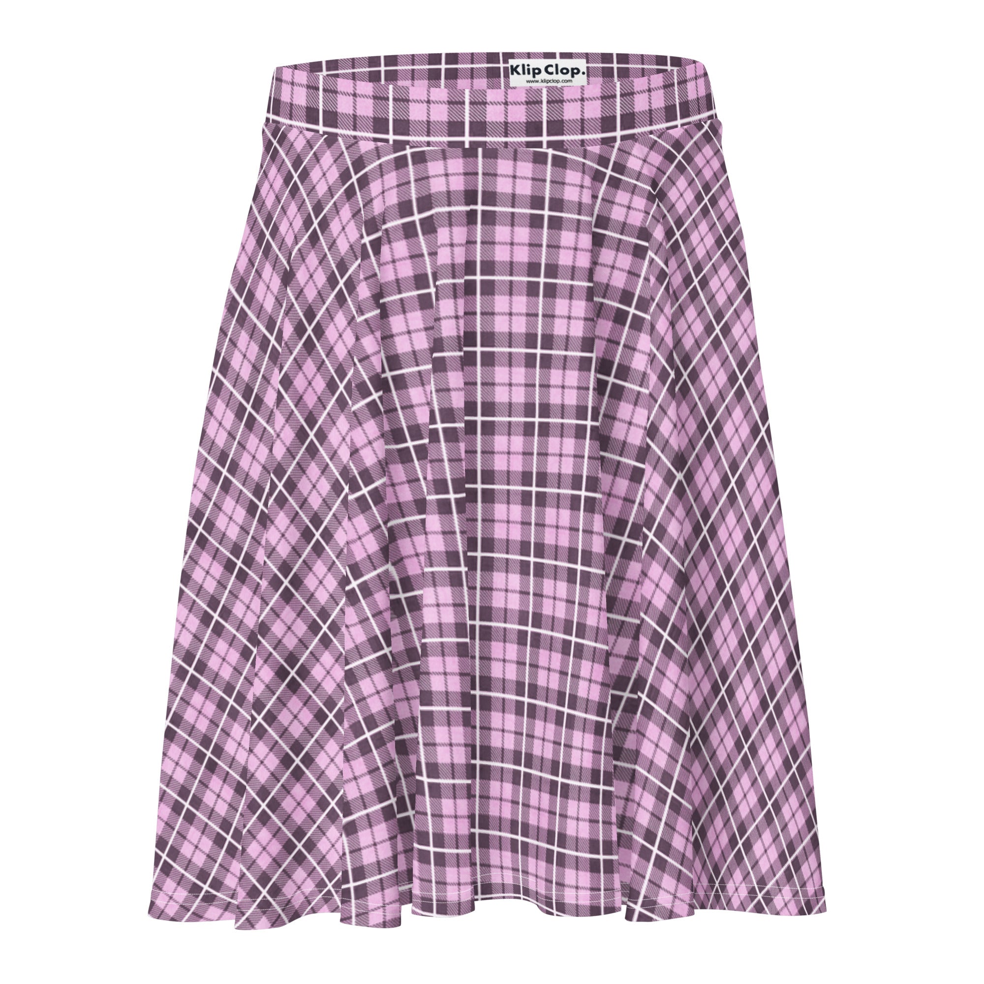 Skater Skirt Tartan Pink