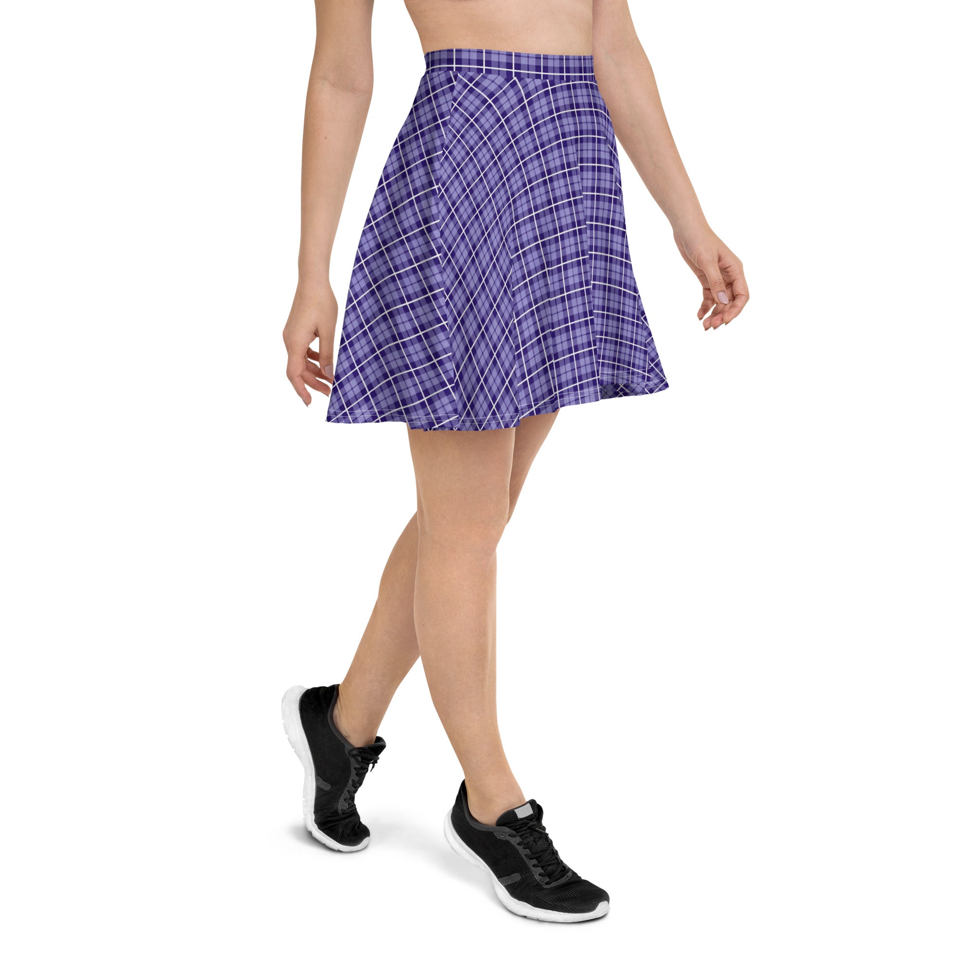 Skater Skirt Tartan Purple