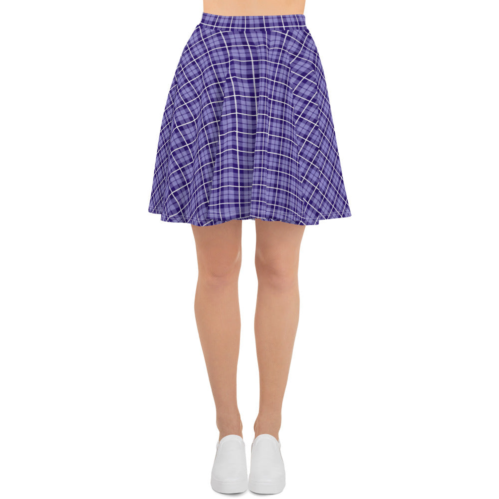 Skater Skirt Tartan Purple