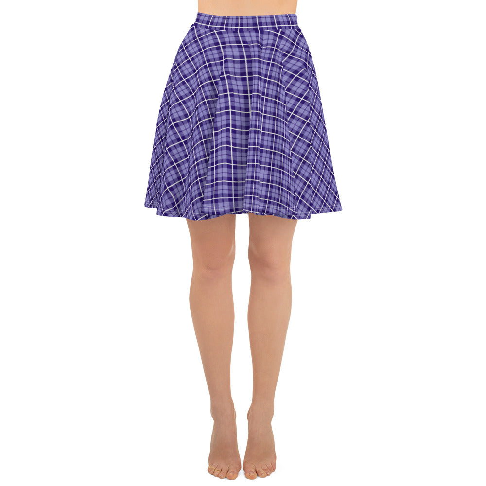 Skater Skirt Tartan Purple