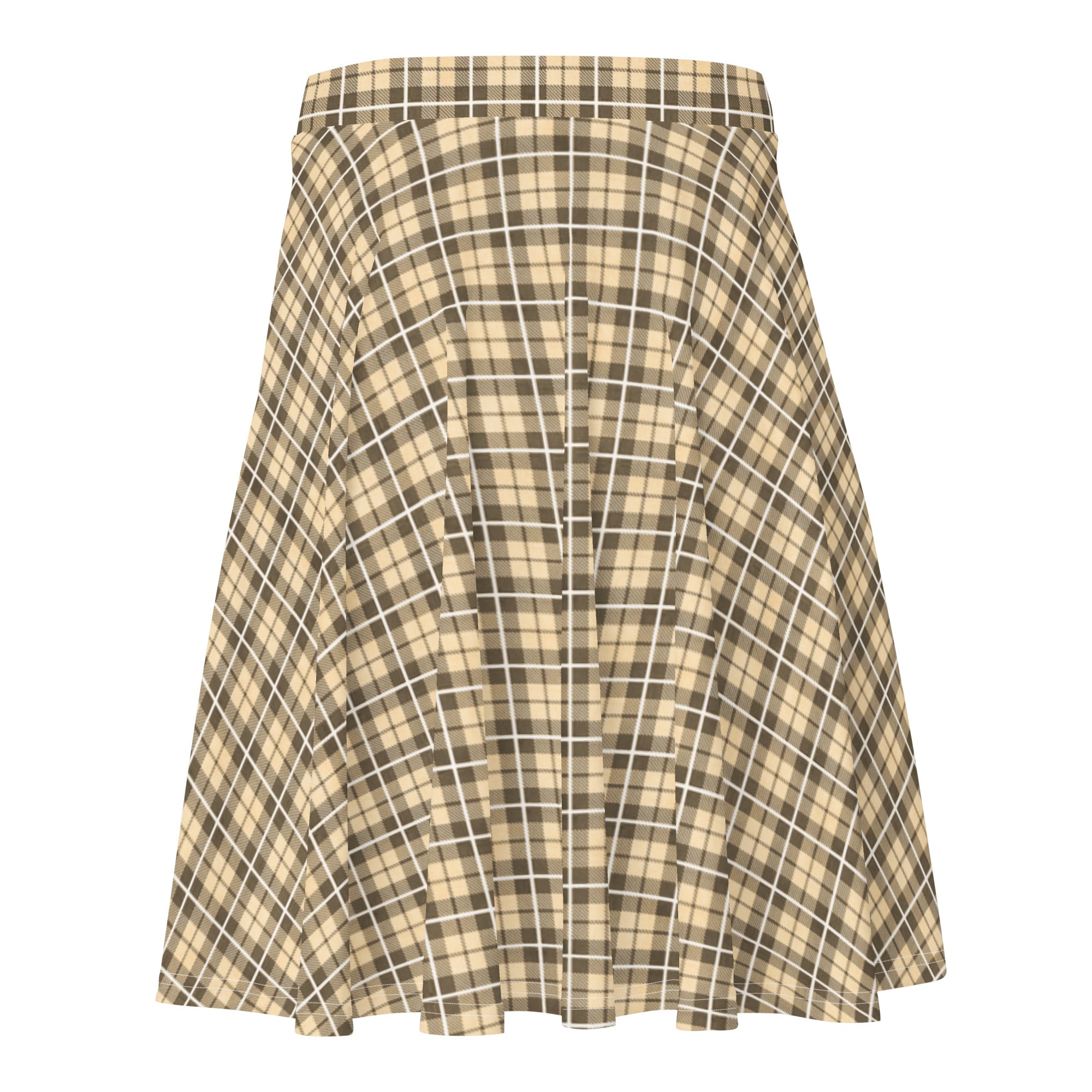 Skater Skirt Tartan Yellow