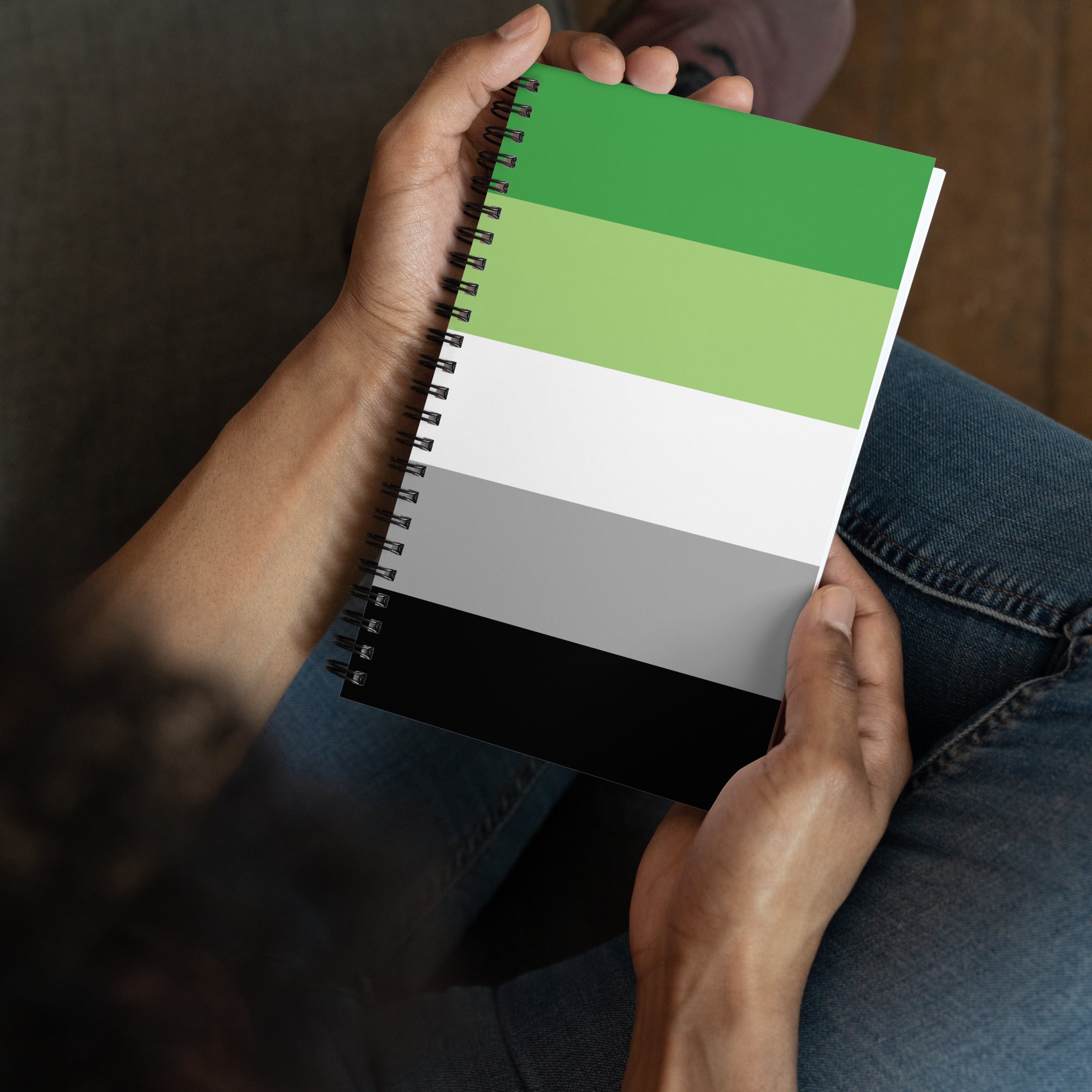 Spiral notebook Aromantic