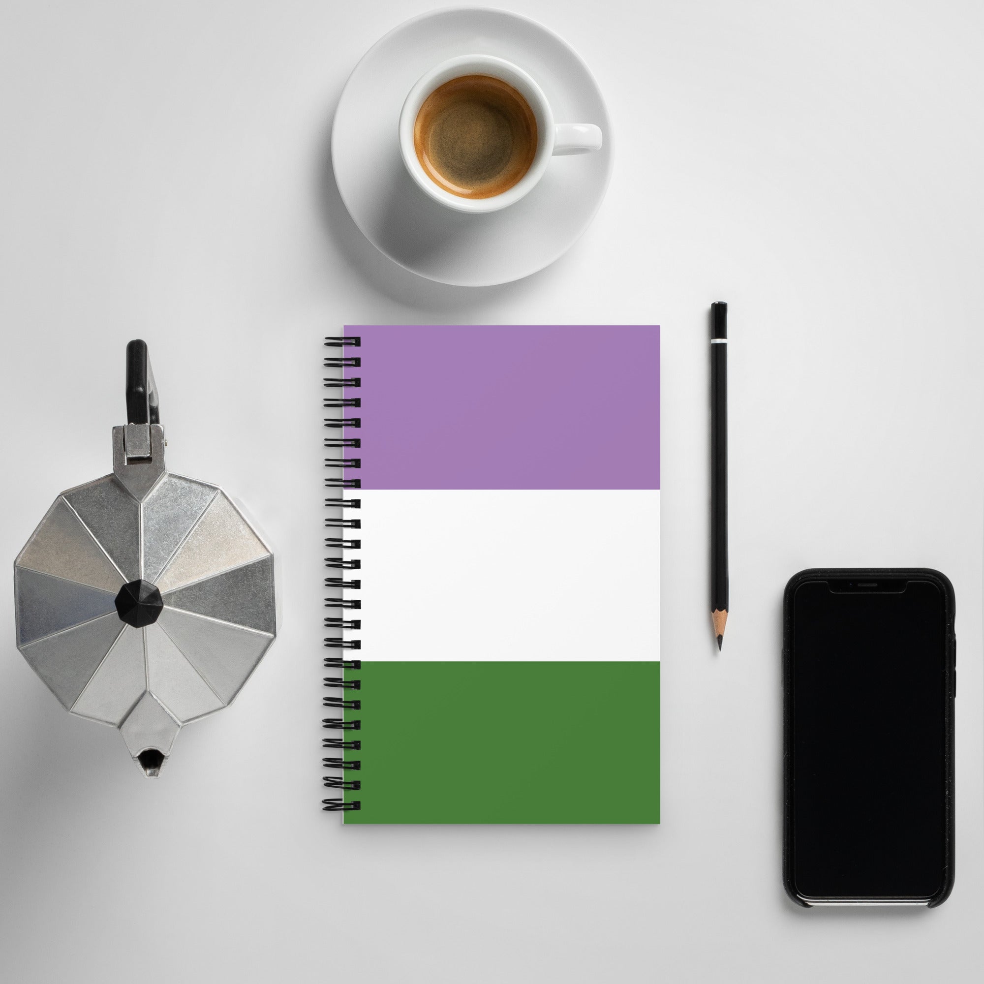 Spiral notebook Genderqueer