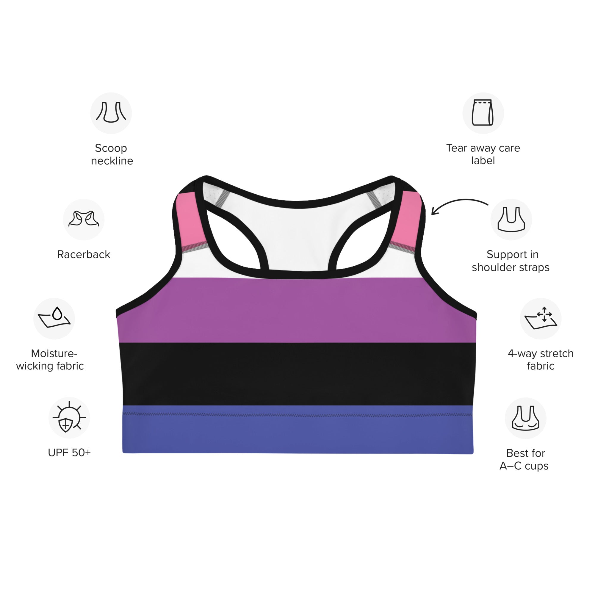 Sports bra Genderfluid
