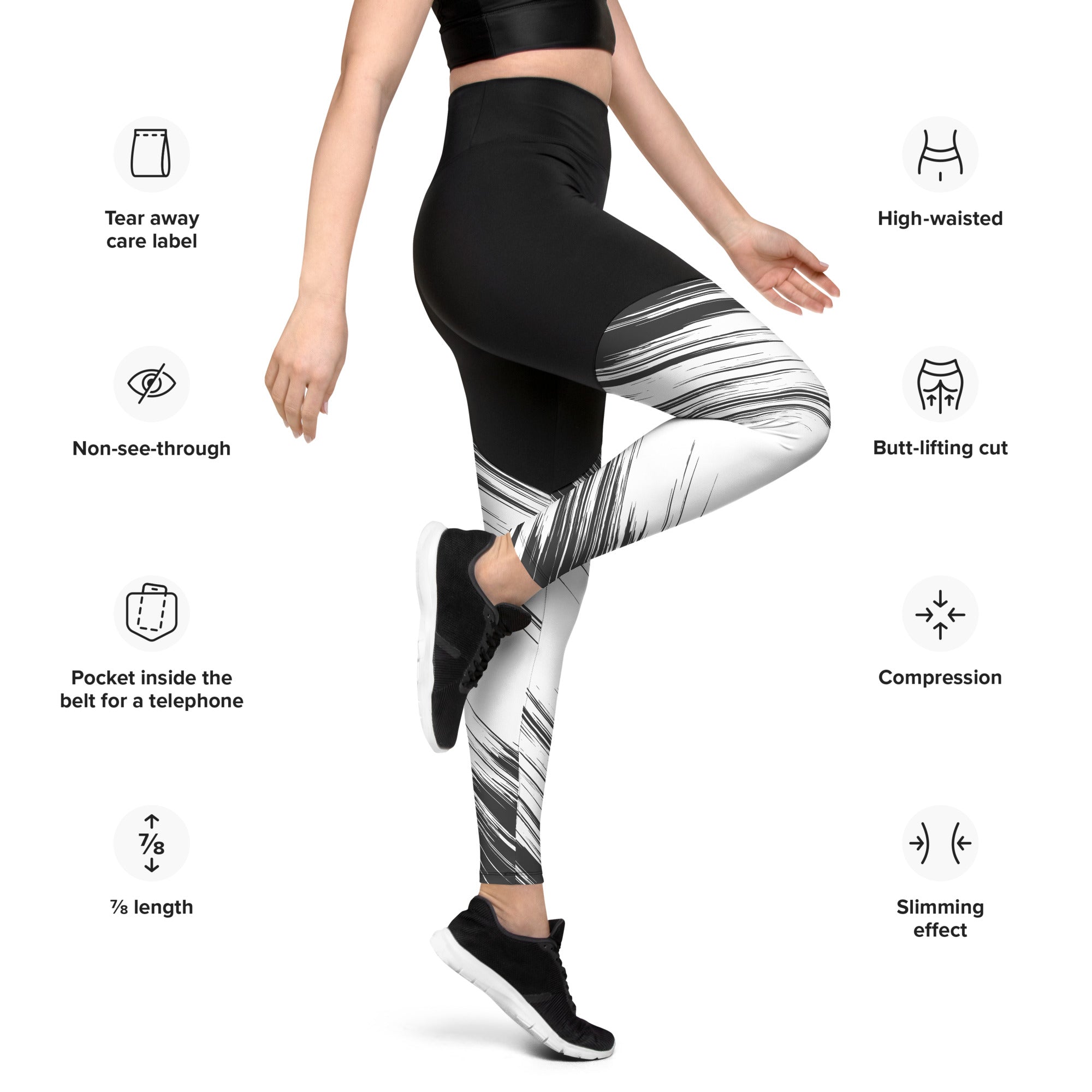 Sports Leggings Abstract III