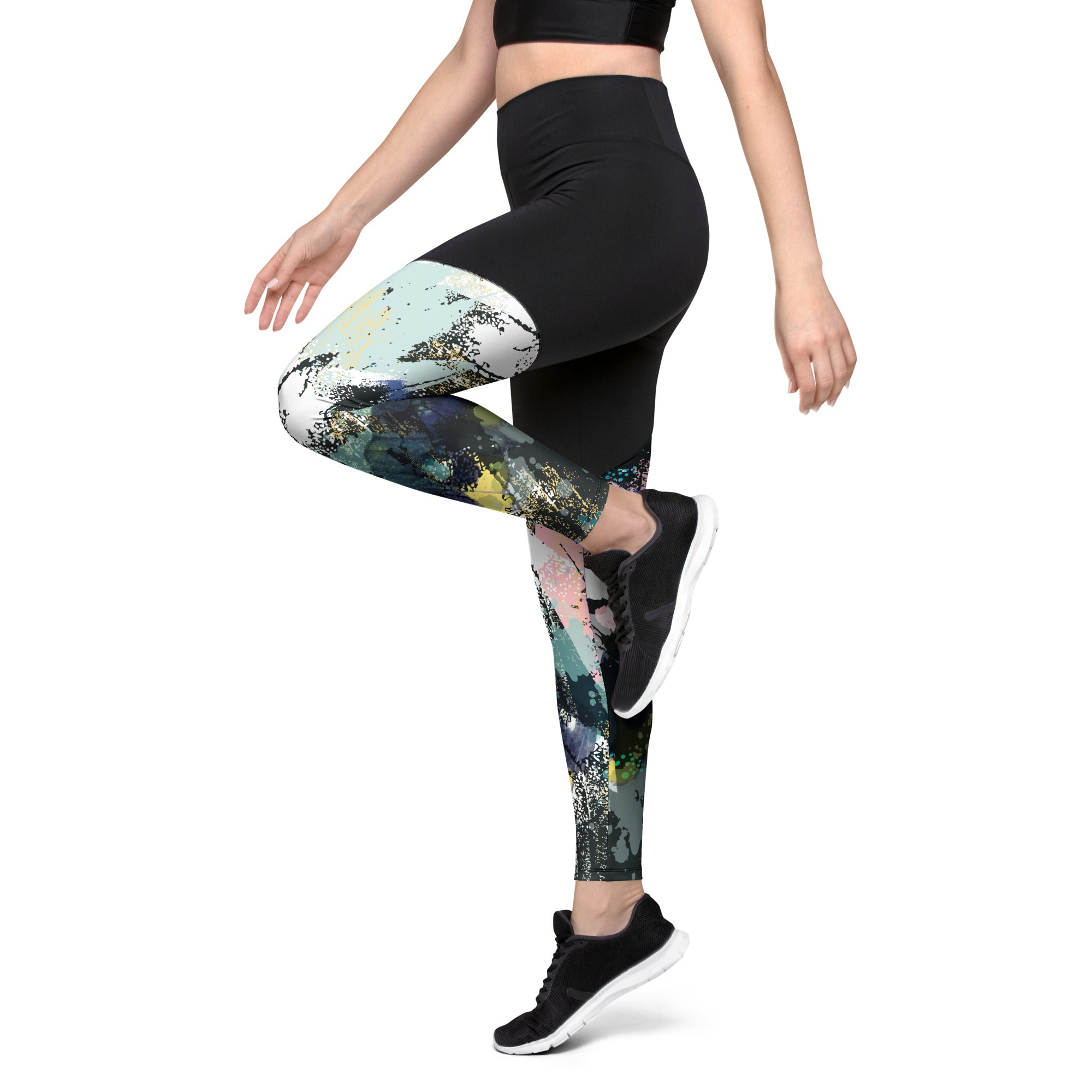 Sports Leggings Abstract V