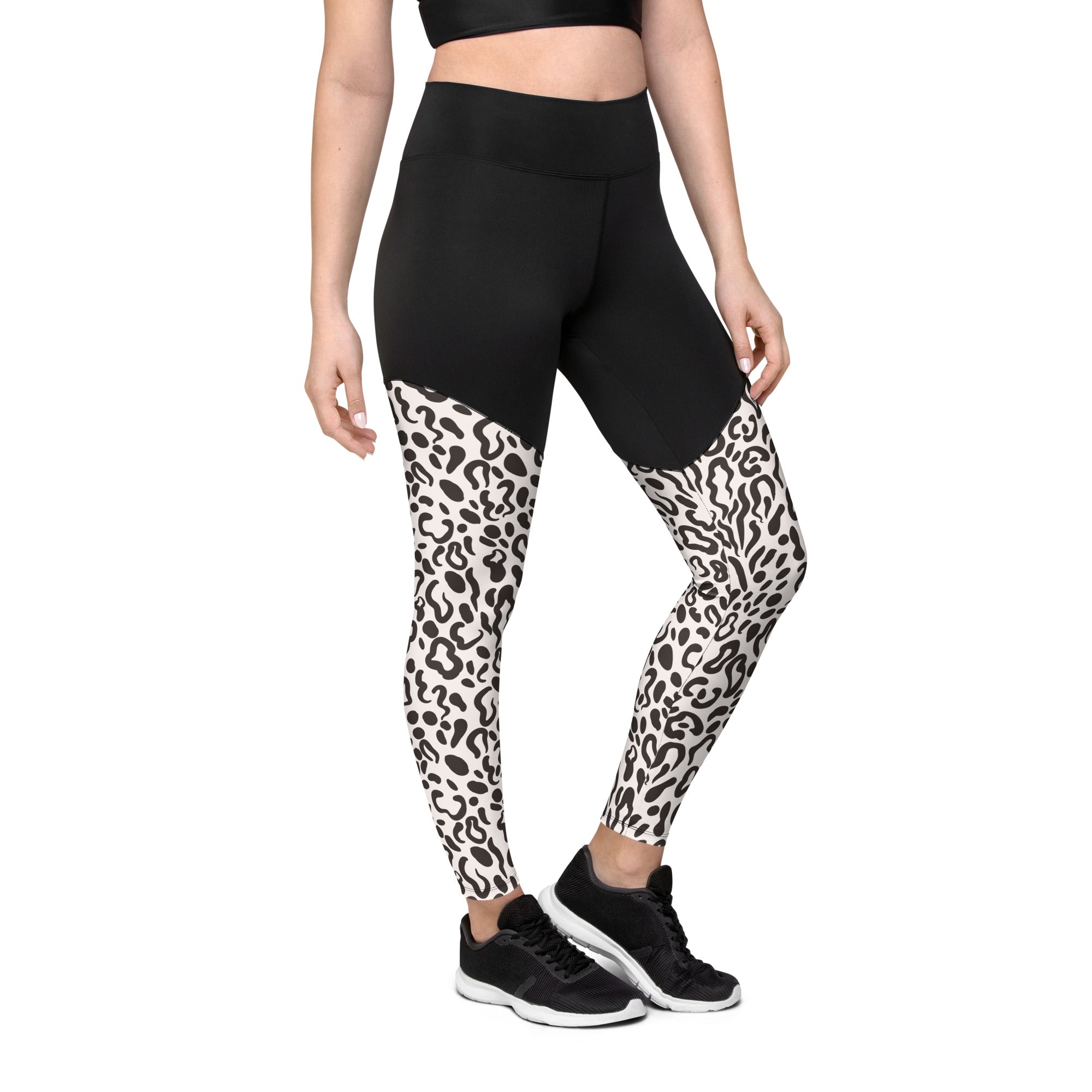 Sports Leggings Leopard Skin