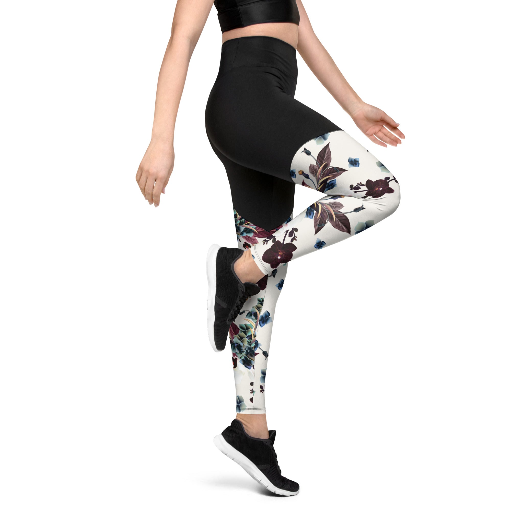 Sports Leggings Orchids