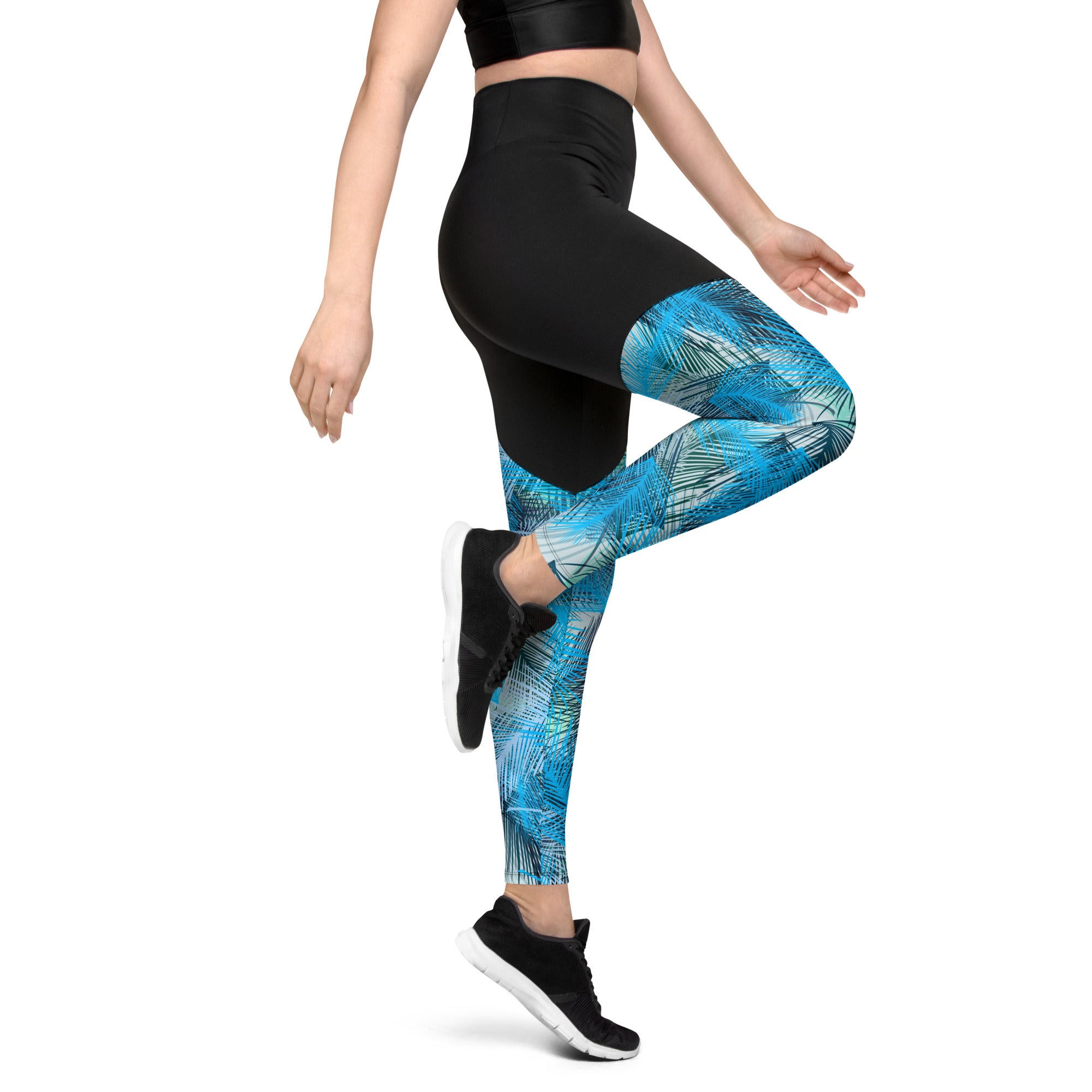 Sports Leggings Palm Leaves II
