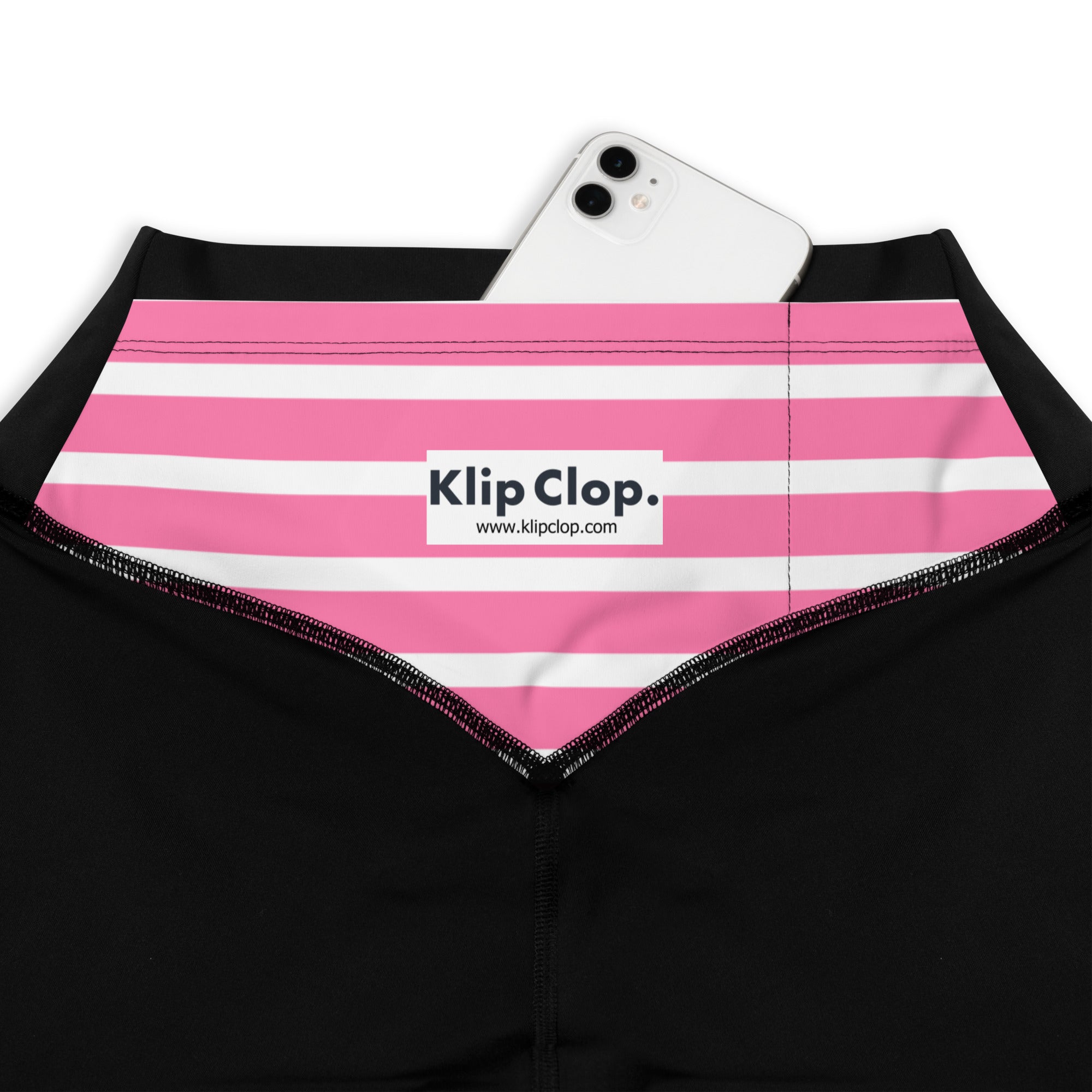 Sports Leggings Pink Stripes