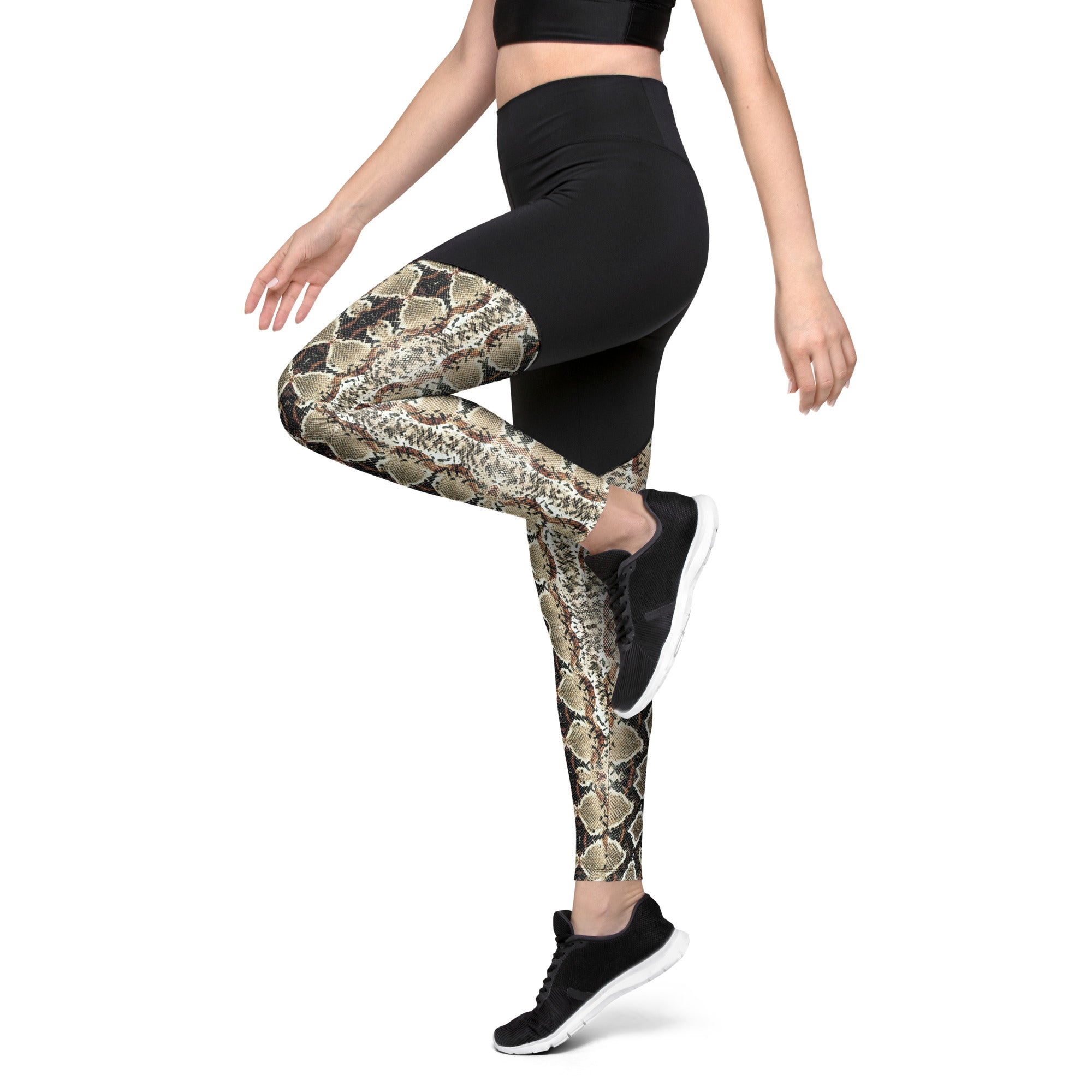 Sports Leggings Python Skin